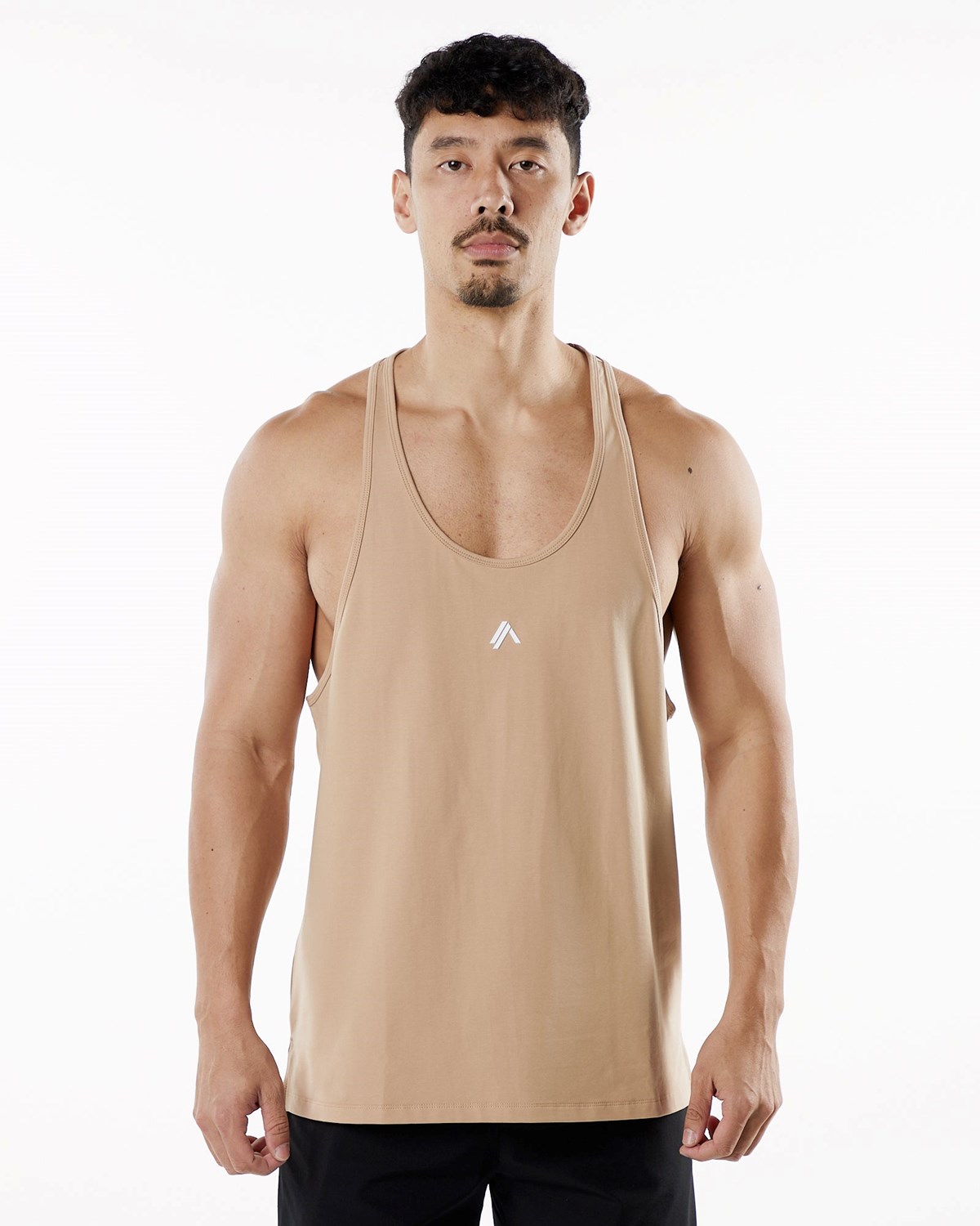 Alphalete Fitted Performance Stringer Taupe | 794-ECXVHZ