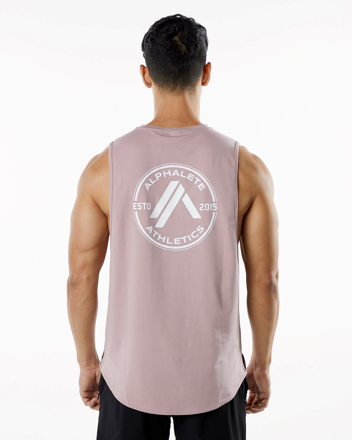 Alphalete Fitted Performance Tank Mauve | 907-FIMYQL