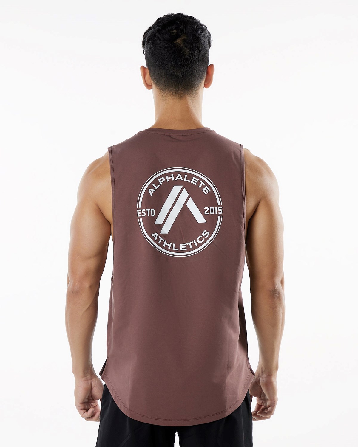 Alphalete Fitted Performance Tank Merlot | 732-EPCOIH