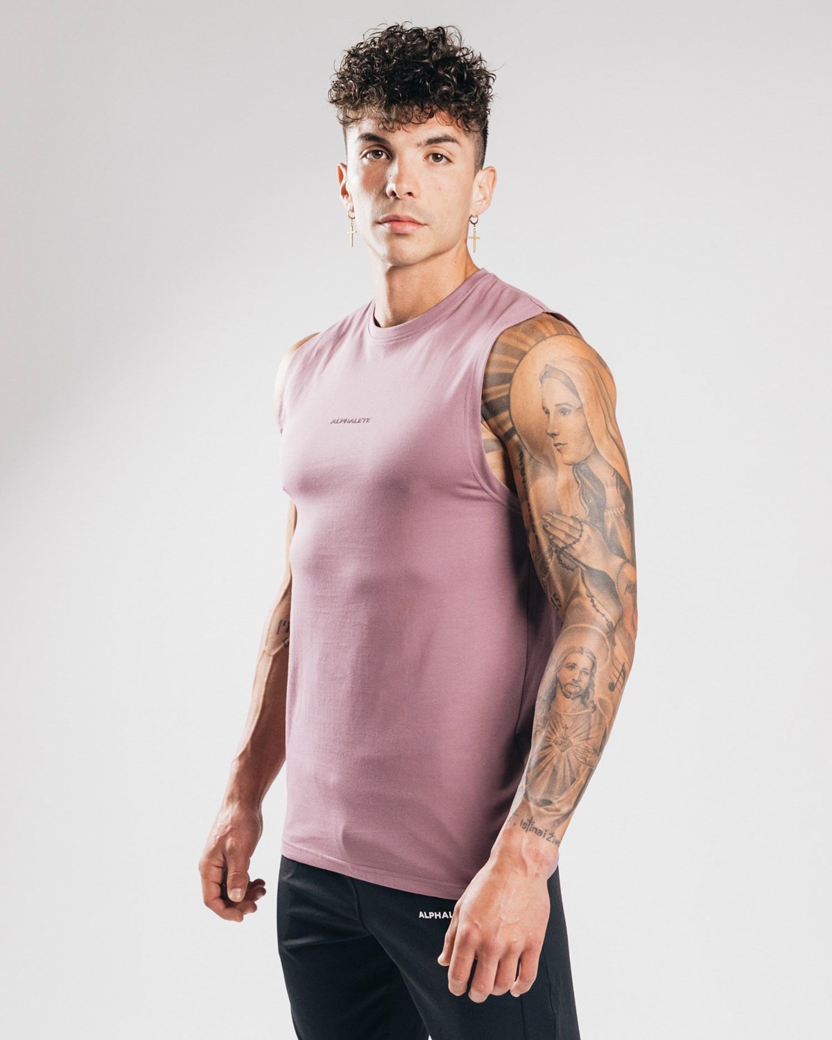 Alphalete Fitted Performance Tank Nachový | 174-GABZXF