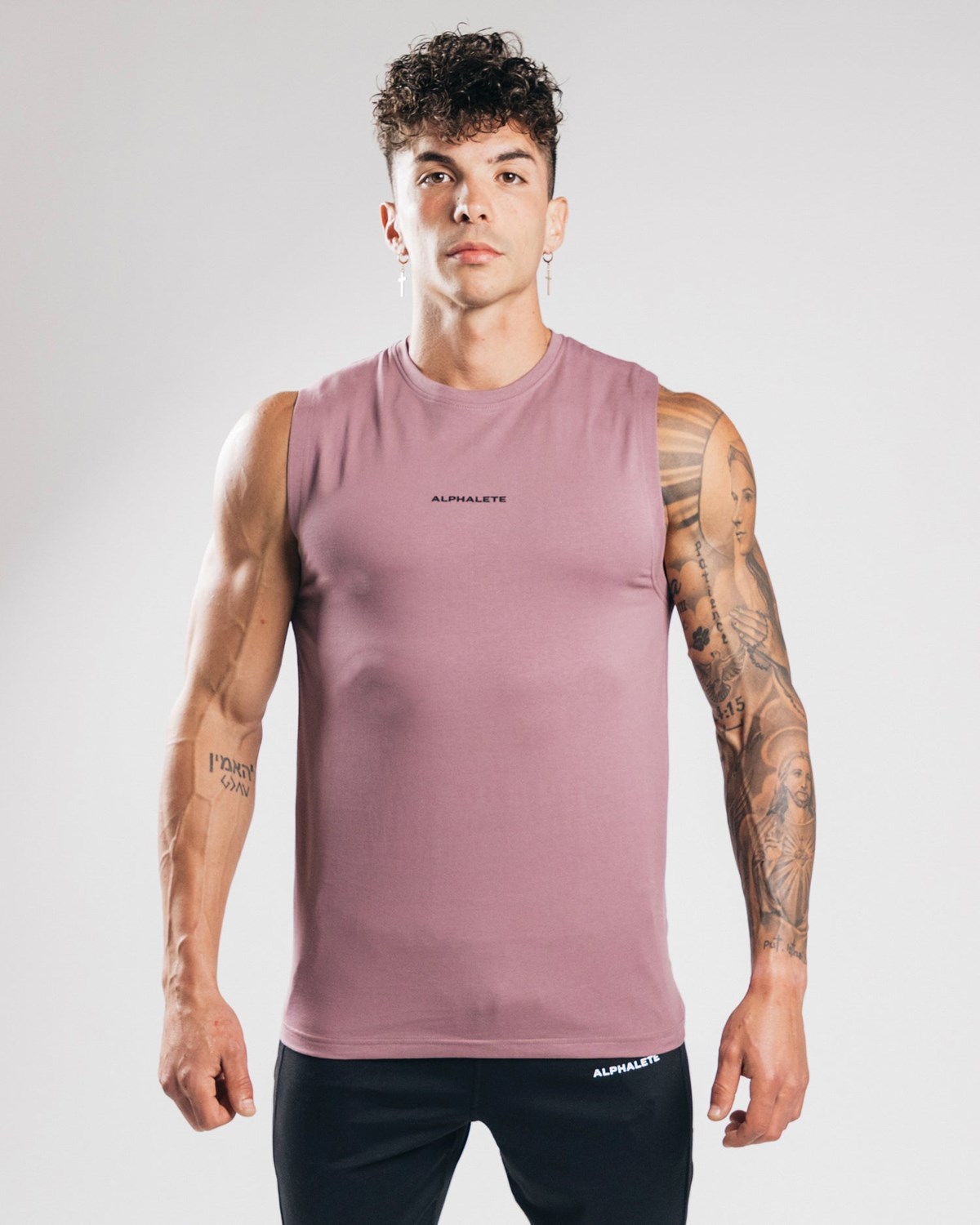 Alphalete Fitted Performance Tank Nachový | 174-GABZXF