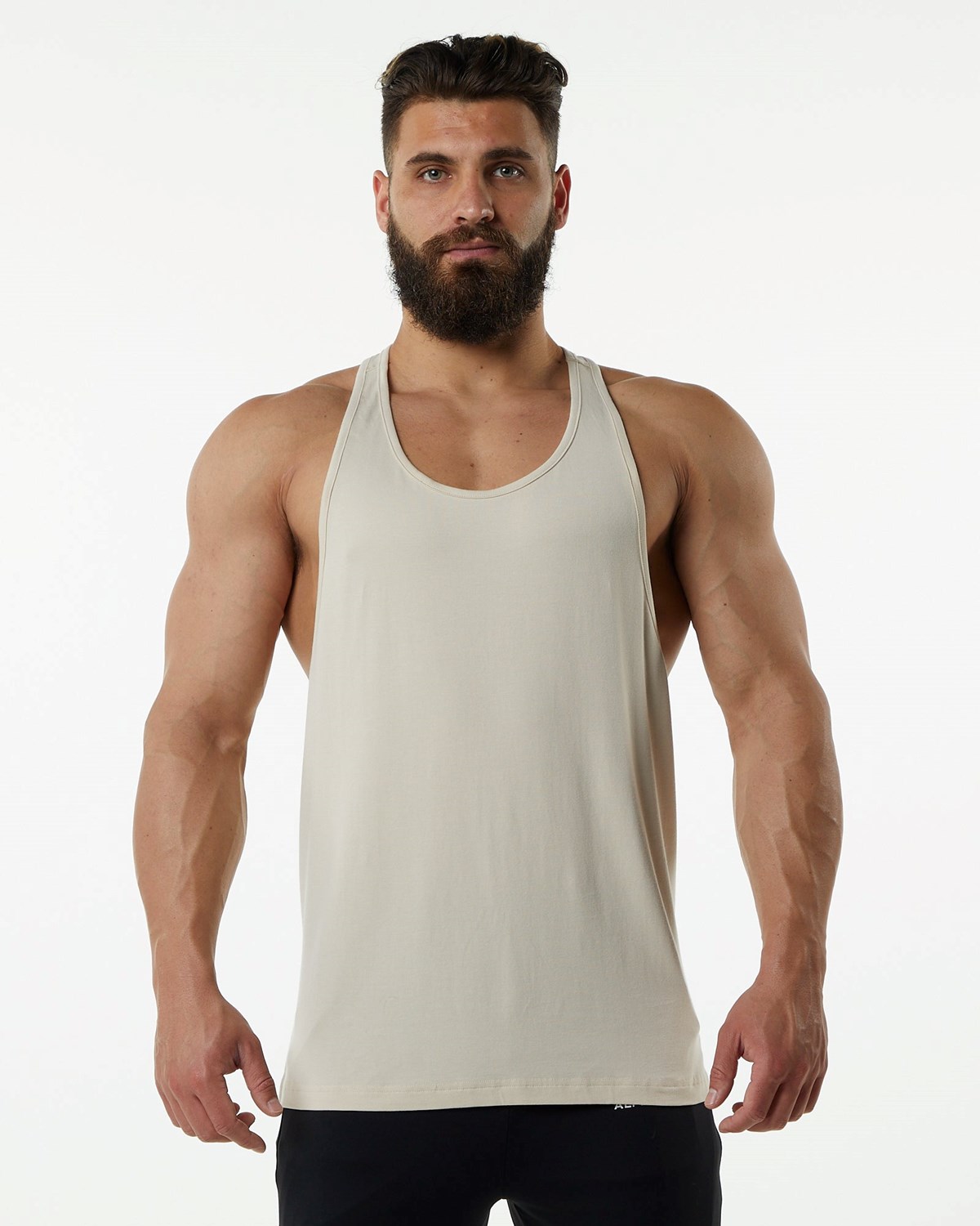 Alphalete Fitted Premium Stringer Sahara | 857-TOCNYZ