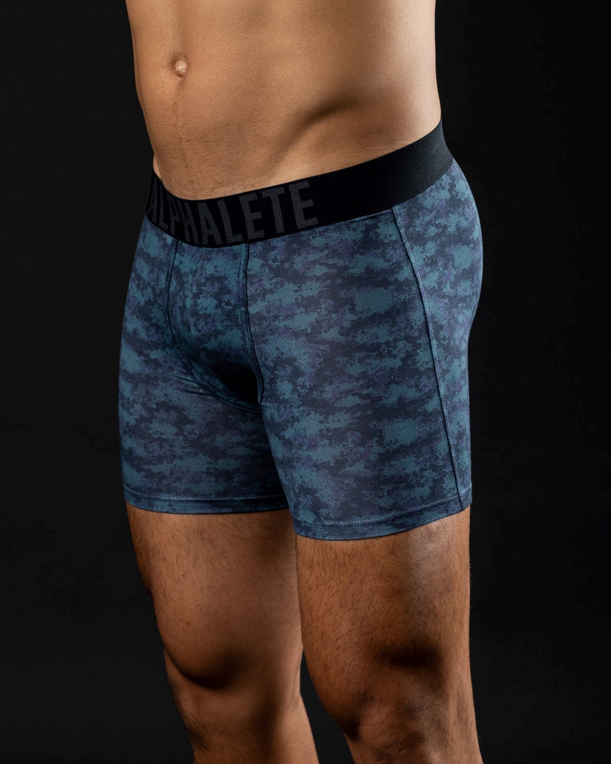 Alphalete Frictionless Modal Boxer Brief Tmavo Maskacove | 124-YFWNZC