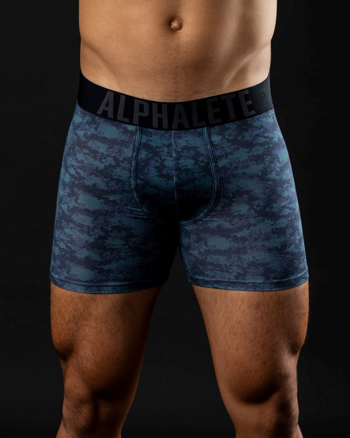 Alphalete Frictionless Modal Boxer Brief Tmavo Maskacove | 124-YFWNZC