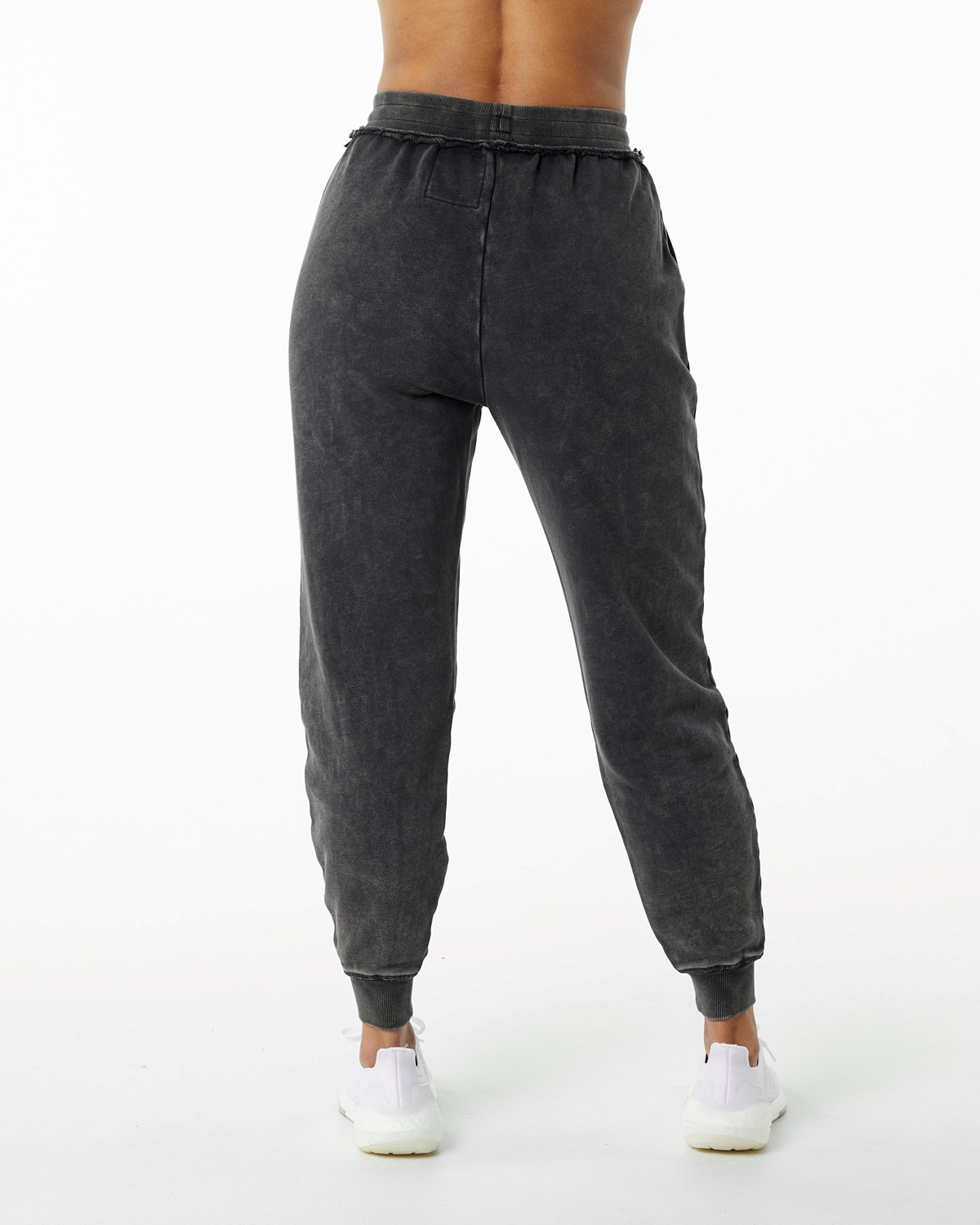 Alphalete Heavyweight Washed Terry Jogger Onyx | 169-YWDNOQ