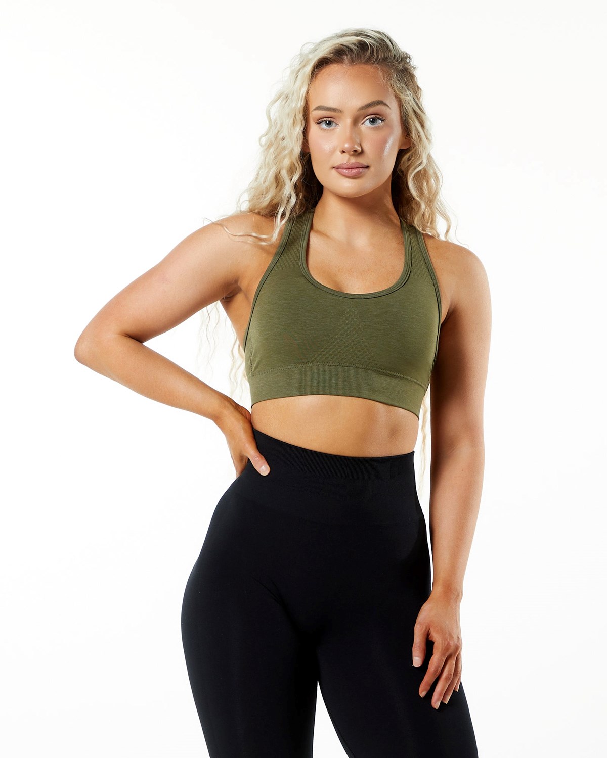 Alphalete High-Impact Seamless Sports Bra Aspen | 542-TCGJFL