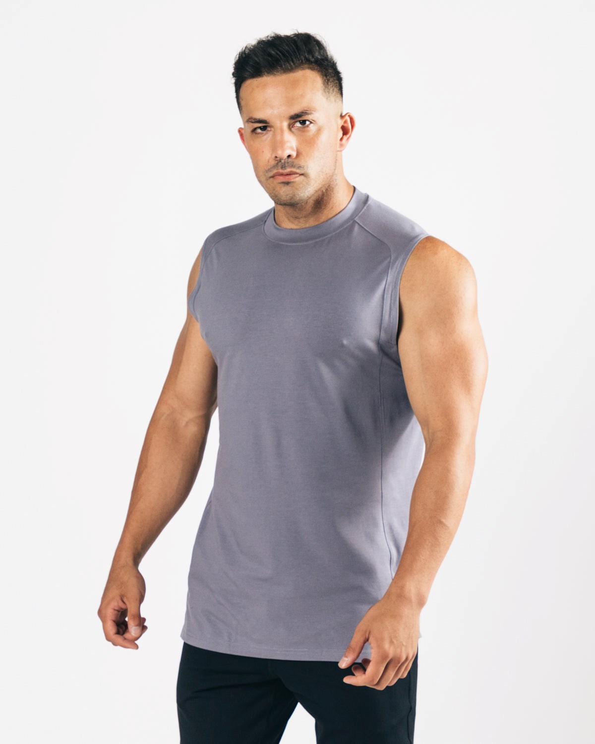 Alphalete High-Neck Premium Cutoff Still Water | 248-KLPXSH