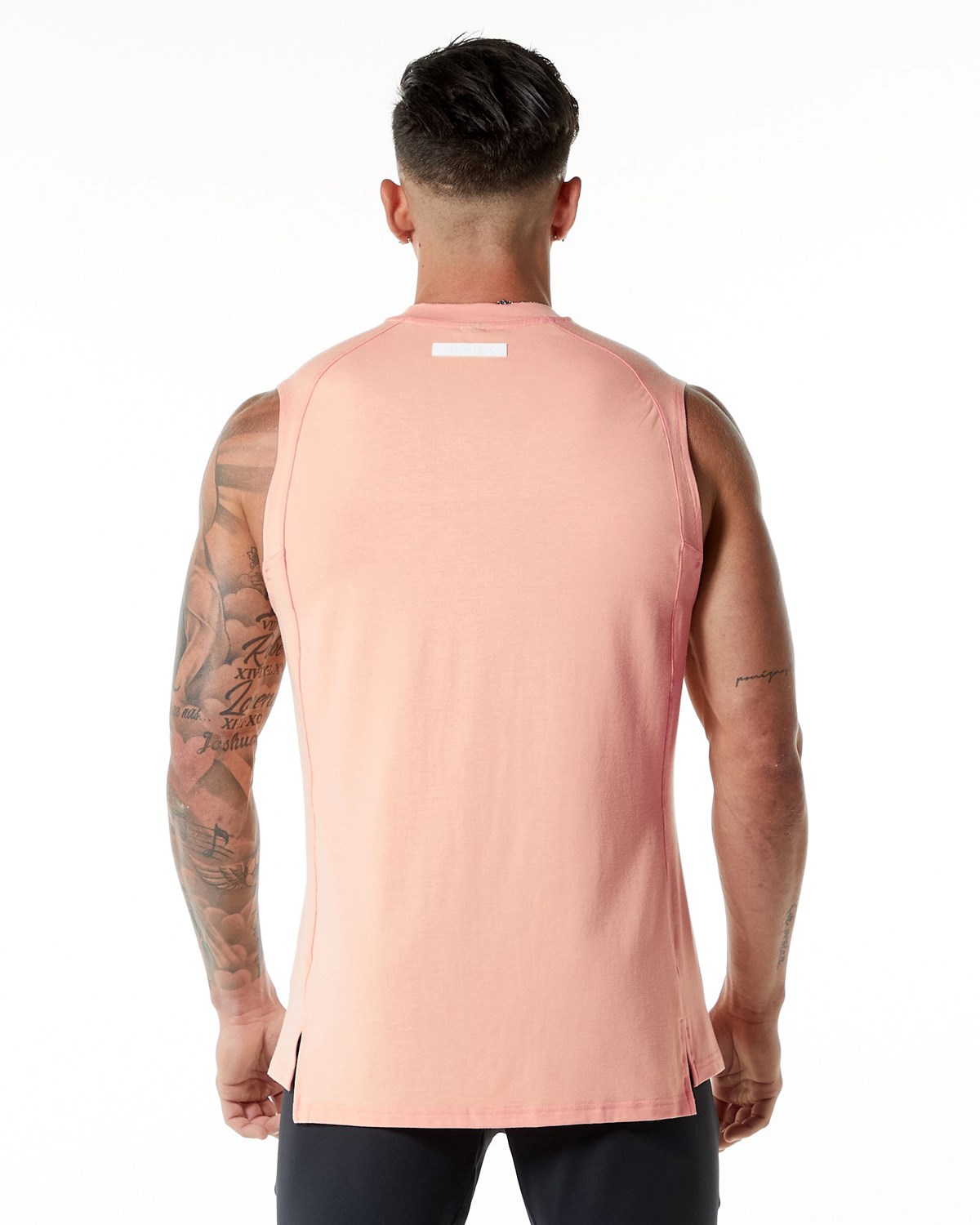 Alphalete High-Neck Premium Tank Koralove | 816-TQKERX