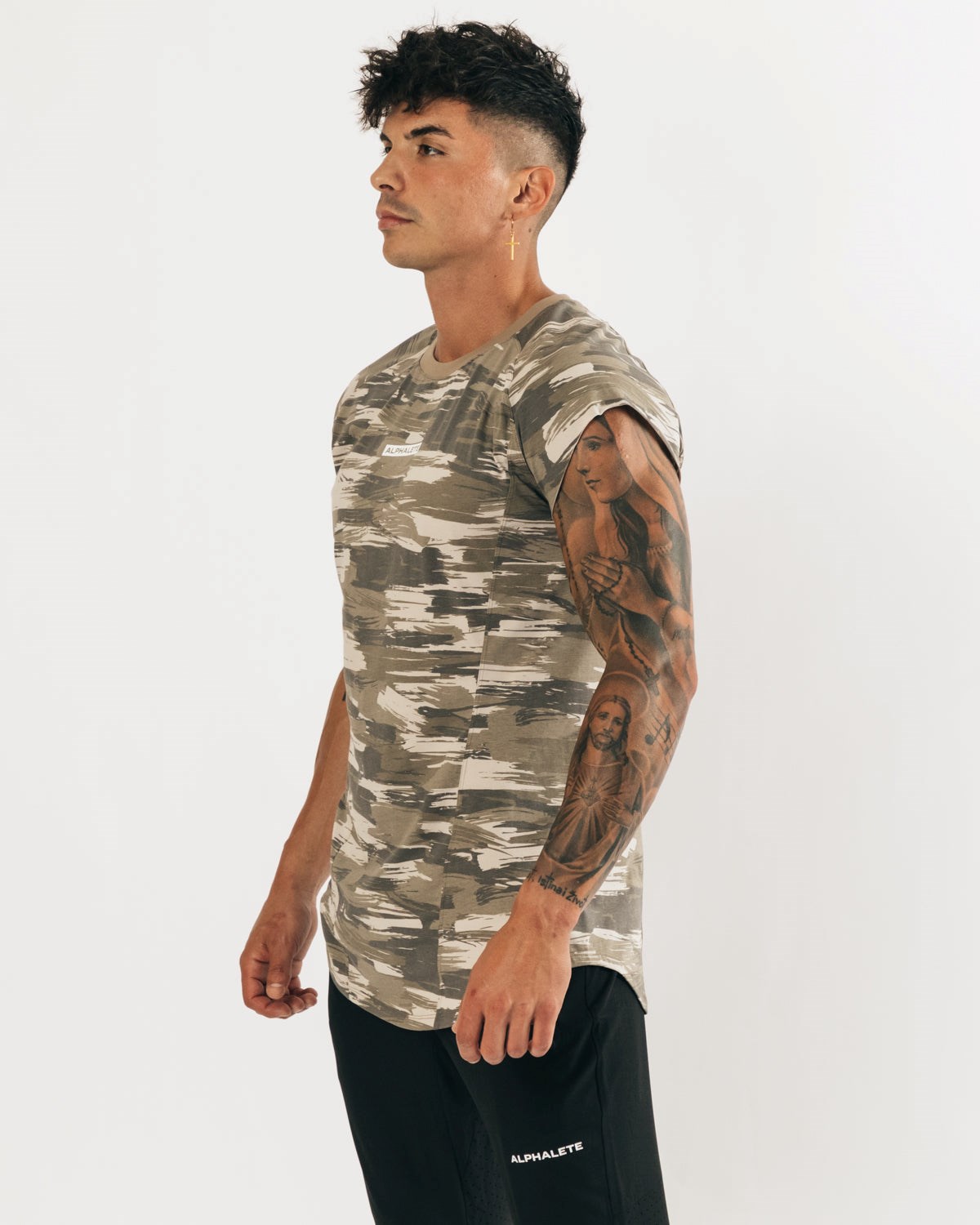 Alphalete High Performance Bez Rukavov Tee Maskacove | 576-MZAJGK