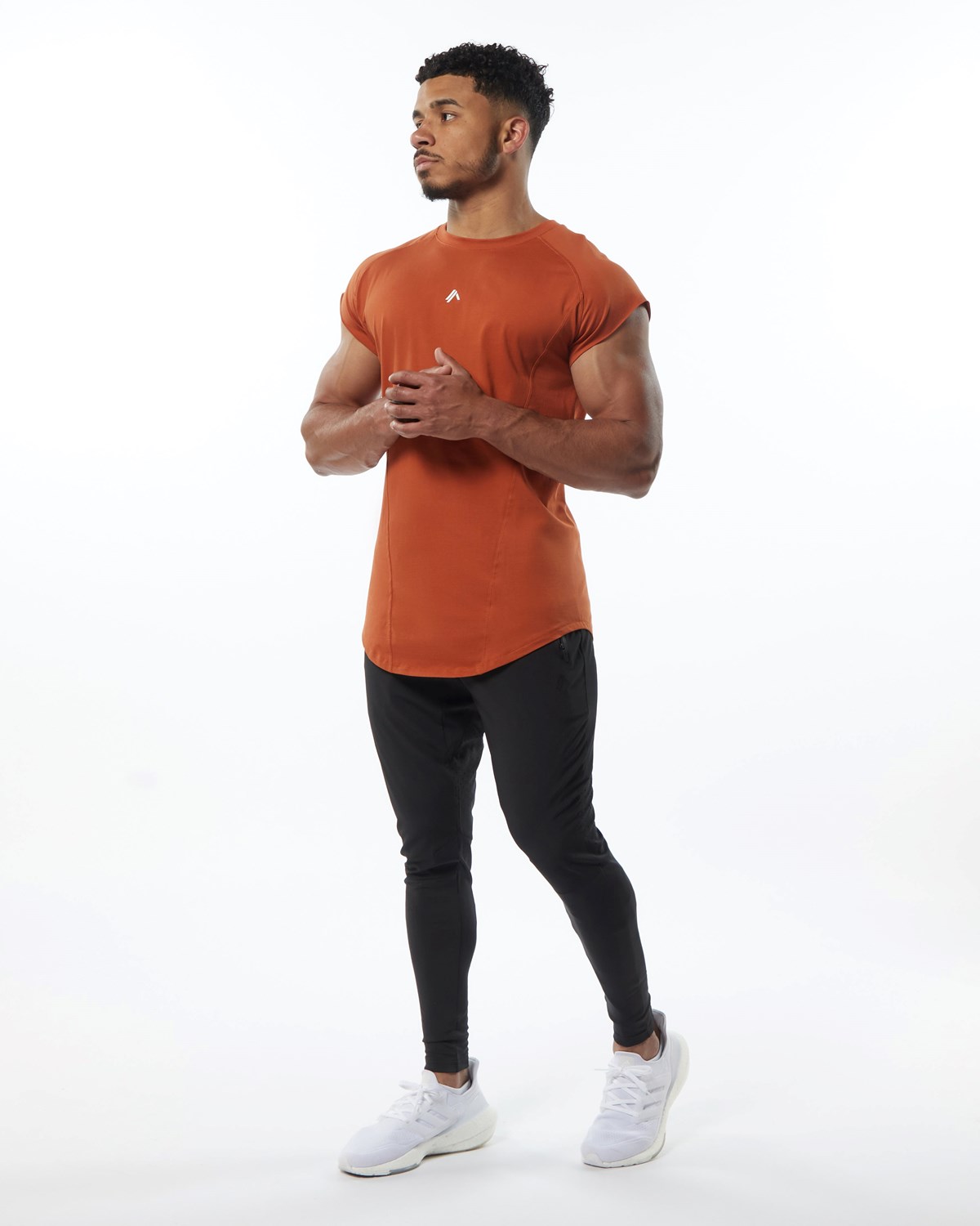 Alphalete High Performance Bez Rukavov Tee Sour Tangerine | 598-IEOTSM