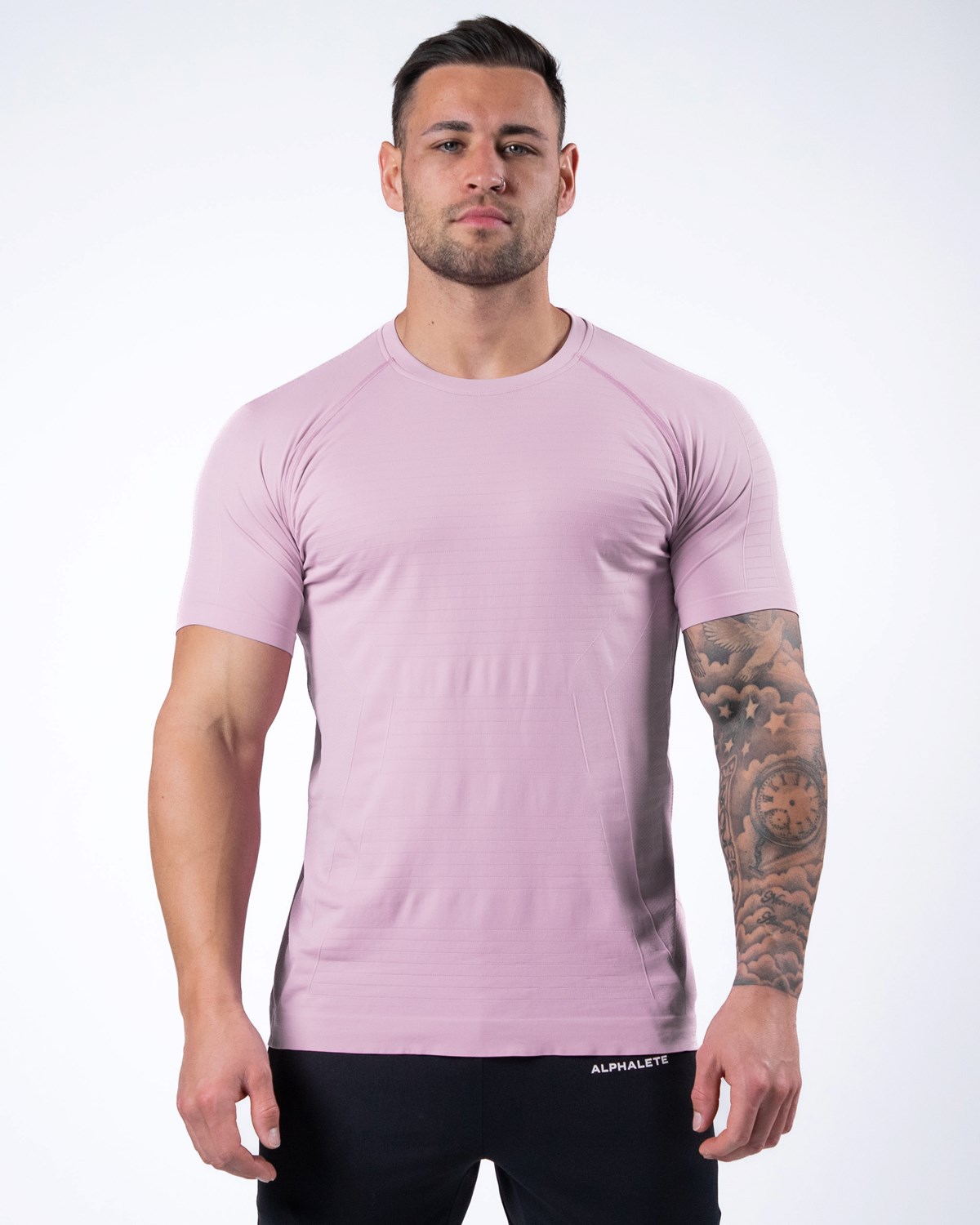 Alphalete High Performance Seamless Kratke Sleeve Tee Bloom | 304-PDARZO