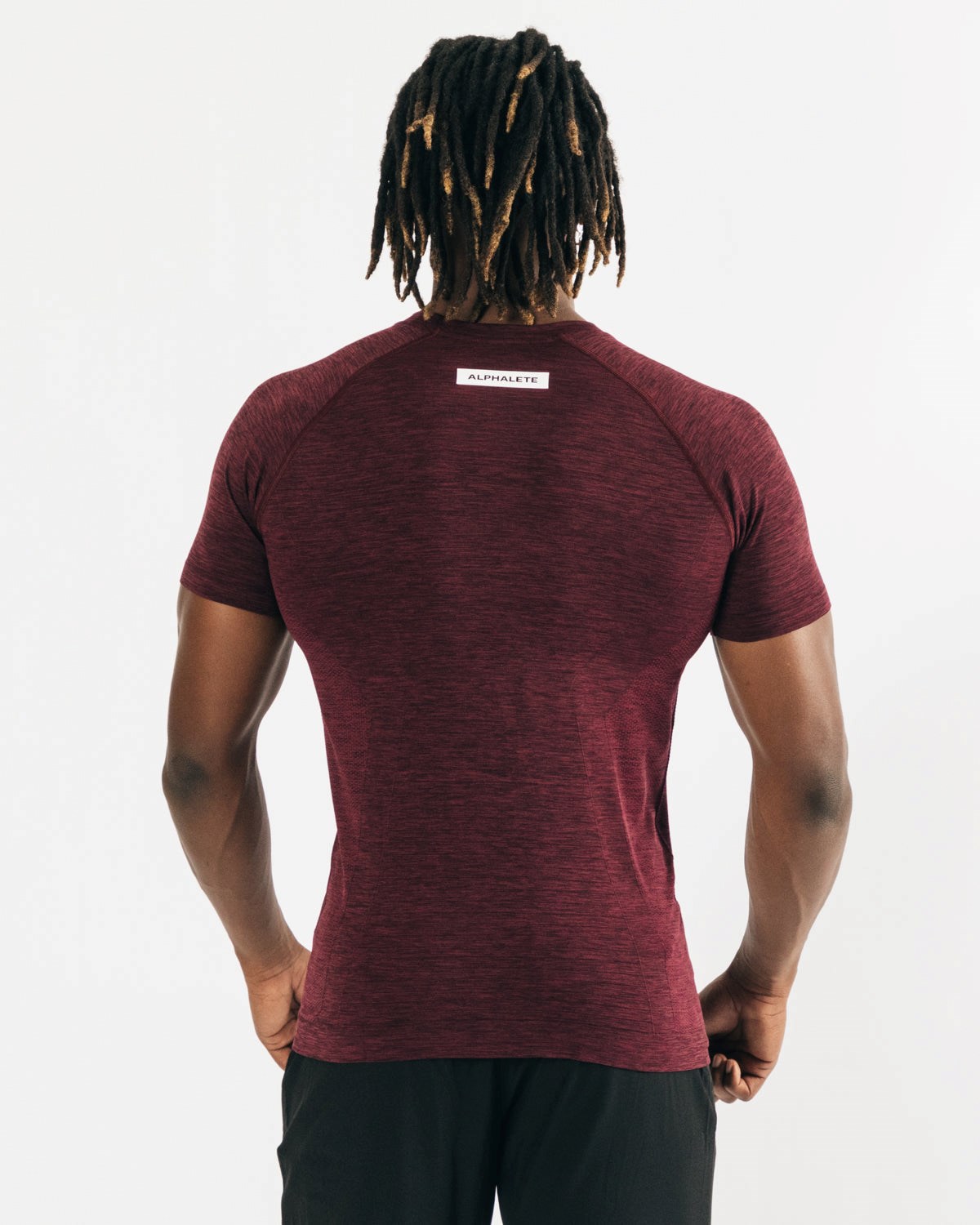 Alphalete High Performance Seamless Kratke Sleeve Tee Čierne | 804-LMQAXU