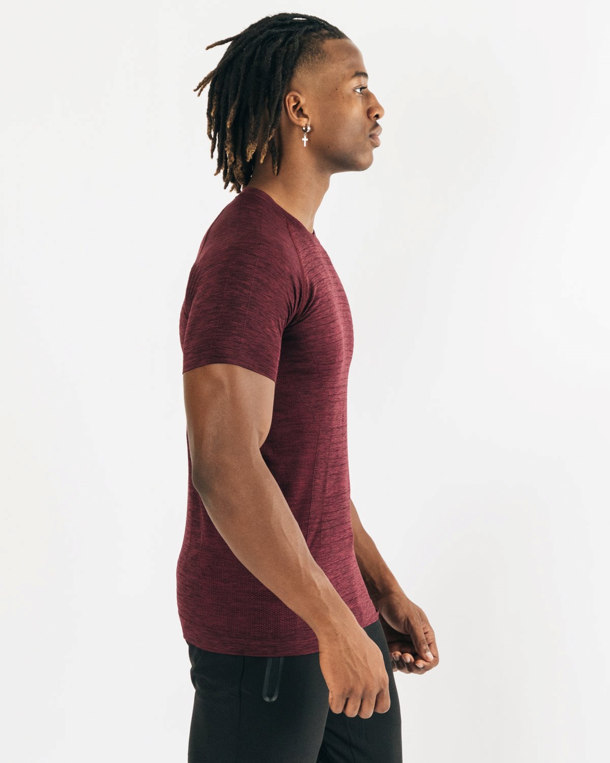 Alphalete High Performance Seamless Kratke Sleeve Tee Čierne | 804-LMQAXU