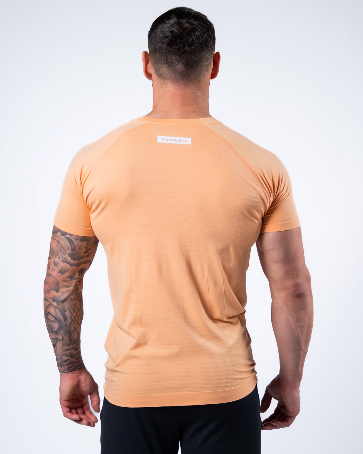 Alphalete High Performance Seamless Kratke Sleeve Tee Koralove | 860-WHEVTN