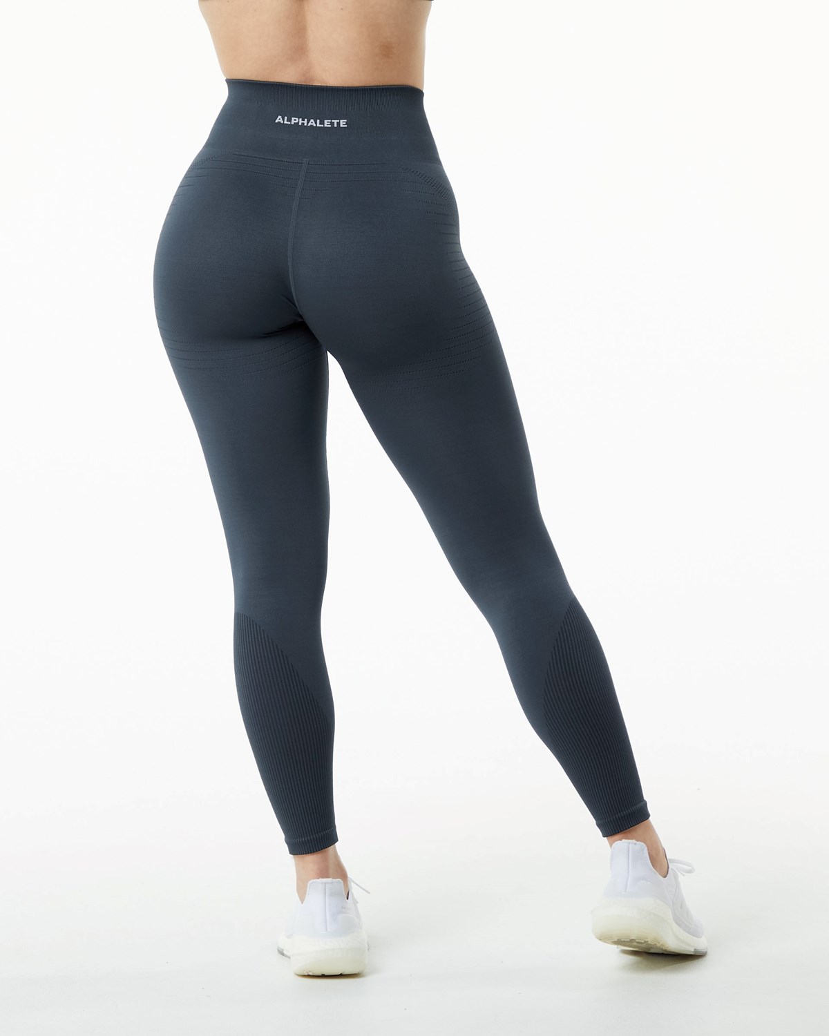 Alphalete High Performance Seamless Legging Carbon | 596-CTQFAV