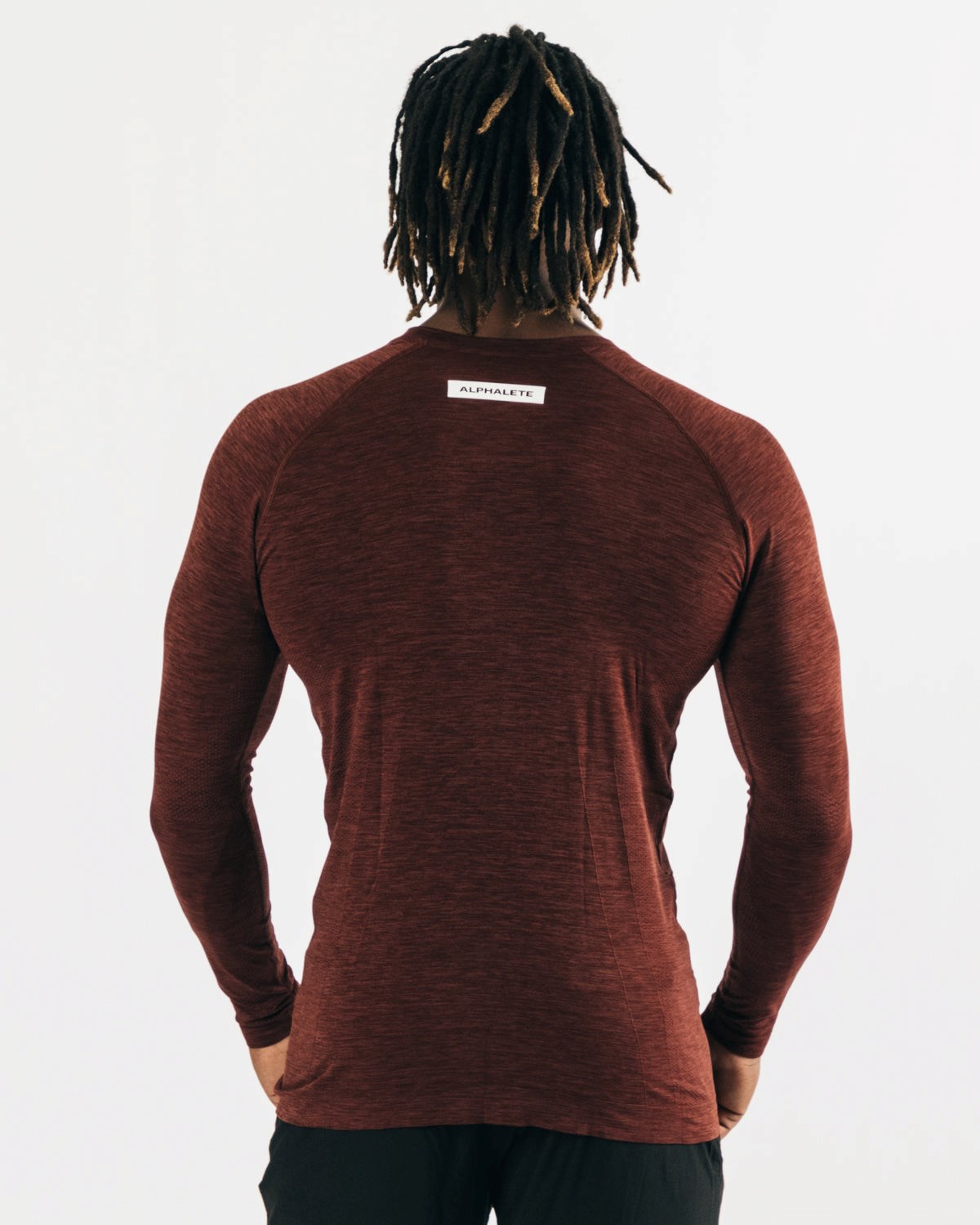 Alphalete High Performance Seamless Long Sleeve Tee Meď | 047-EXSYLZ