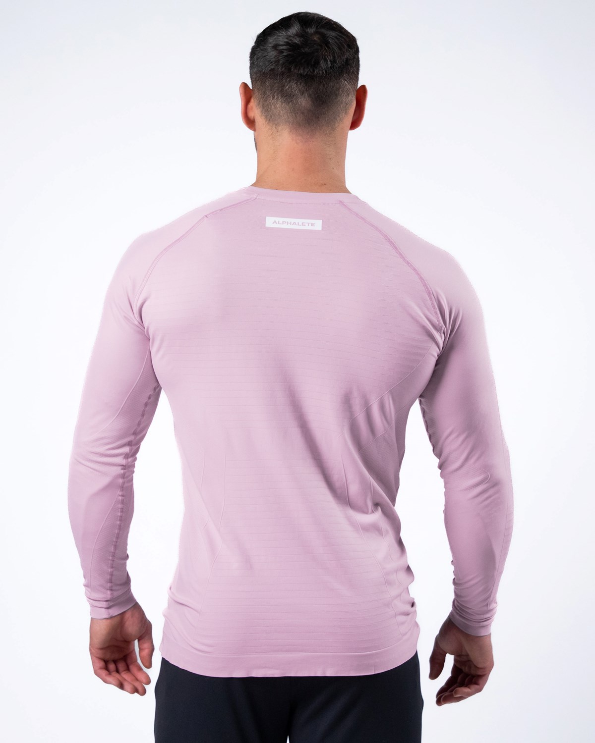 Alphalete High Performance Seamless Long Sleeve Tee Bloom | 062-ZVRFDC