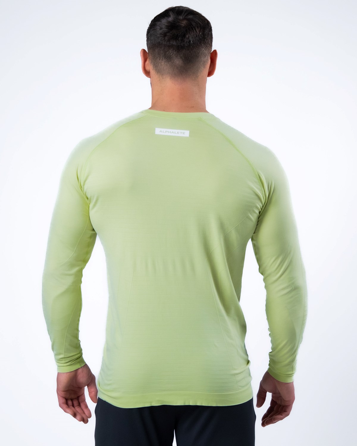 Alphalete High Performance Seamless Long Sleeve Tee Frozen Spring | 089-UVPHIW