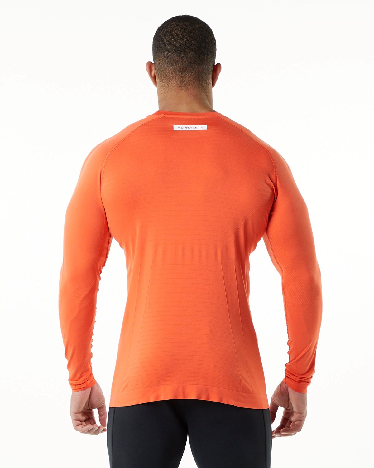 Alphalete High Performance Seamless Long Sleeve Tee Faded Strawberry | 270-SYJGCL