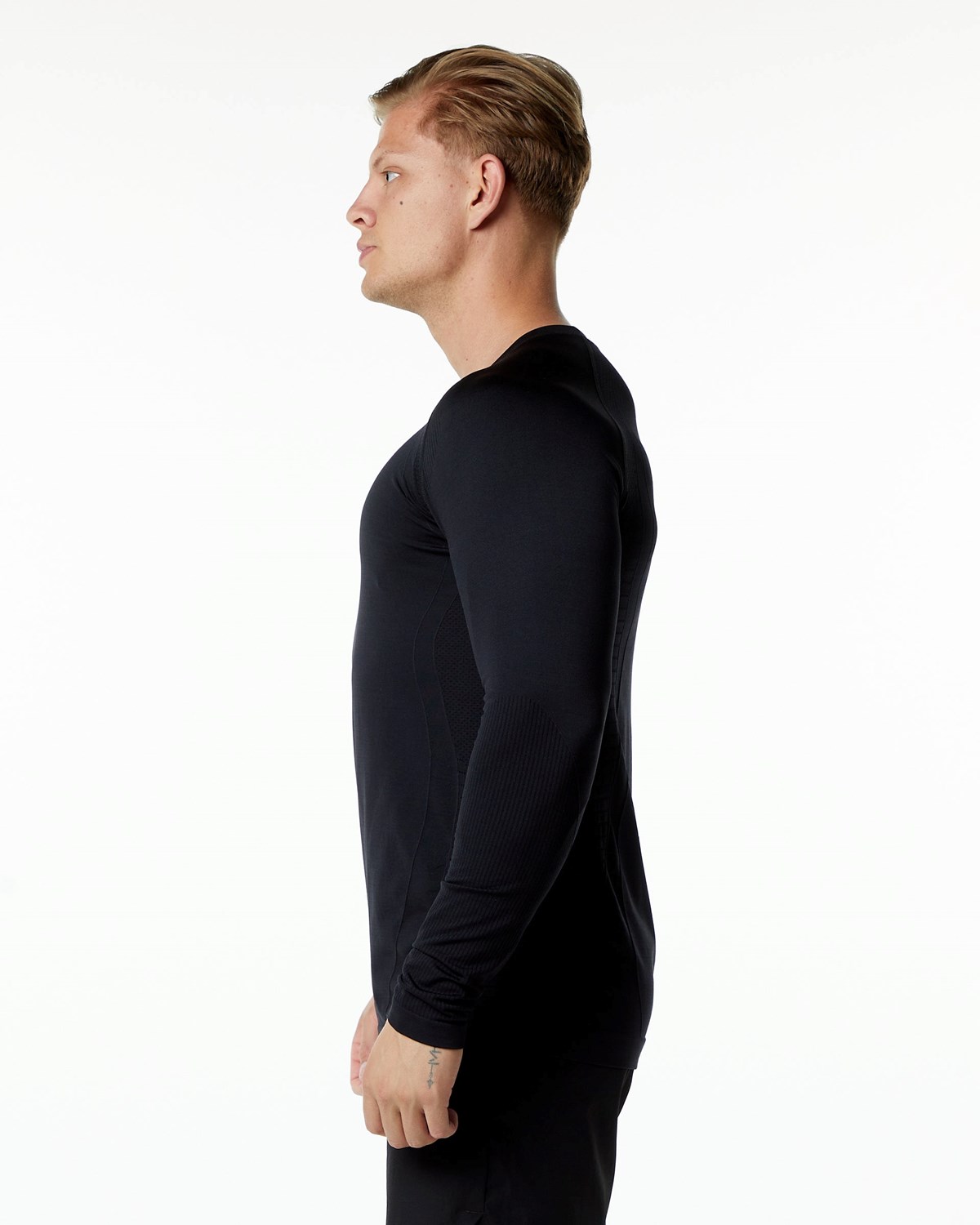 Alphalete High Performance Seamless Long Sleeve Tee Čierne | 659-BIDWKS