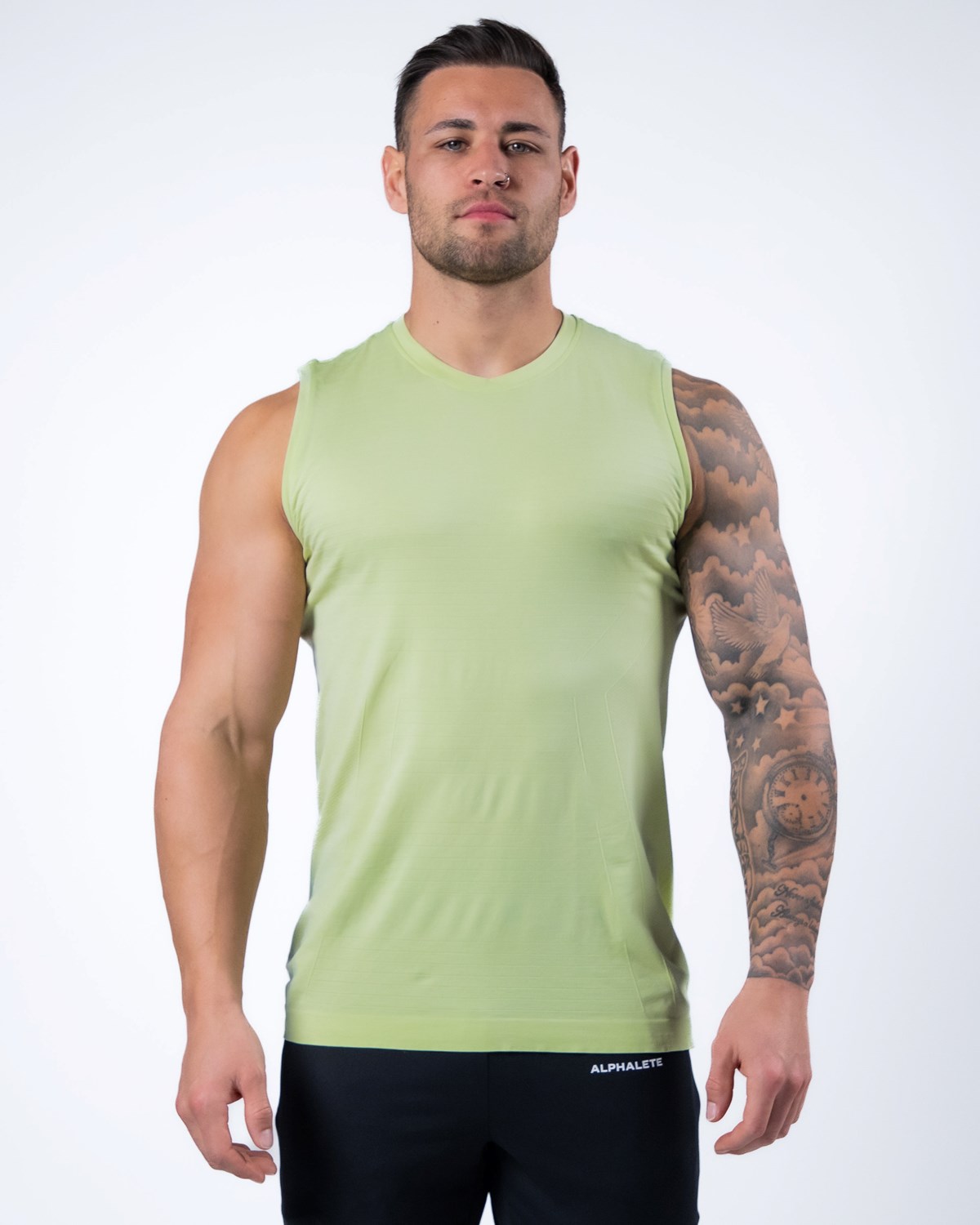 Alphalete High Performance Seamless Tank Frozen Spring | 037-ILOZQE