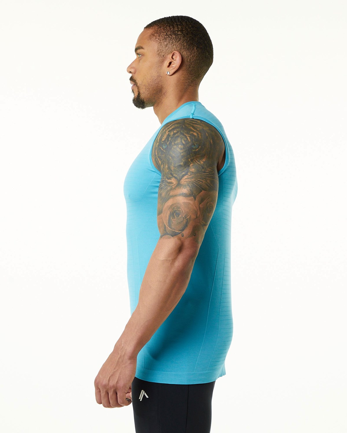 Alphalete High Performance Seamless Tank Faded Ocean | 641-WOFZKQ