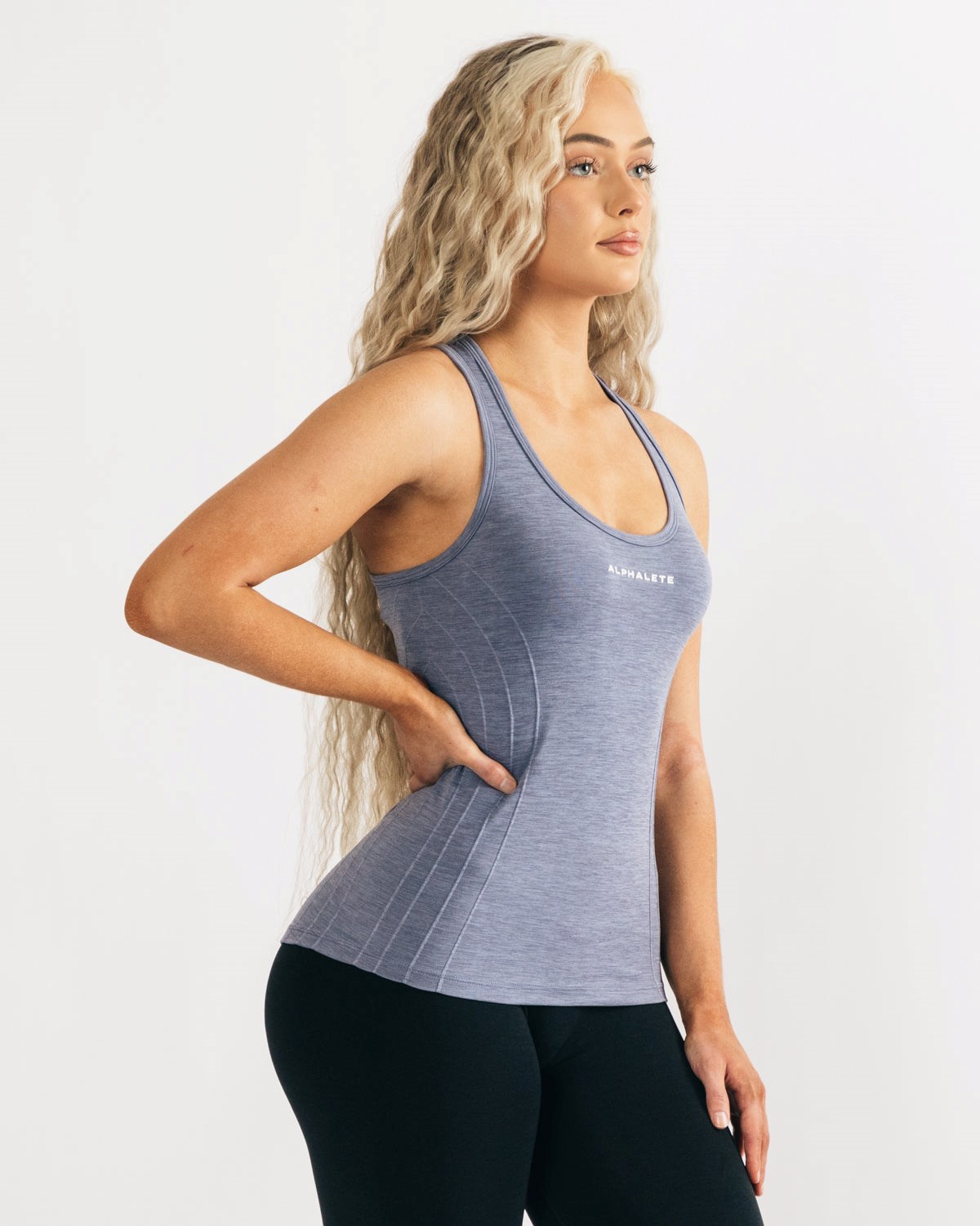 Alphalete High Performance Seamless Tank Modre | 751-OXCDHG