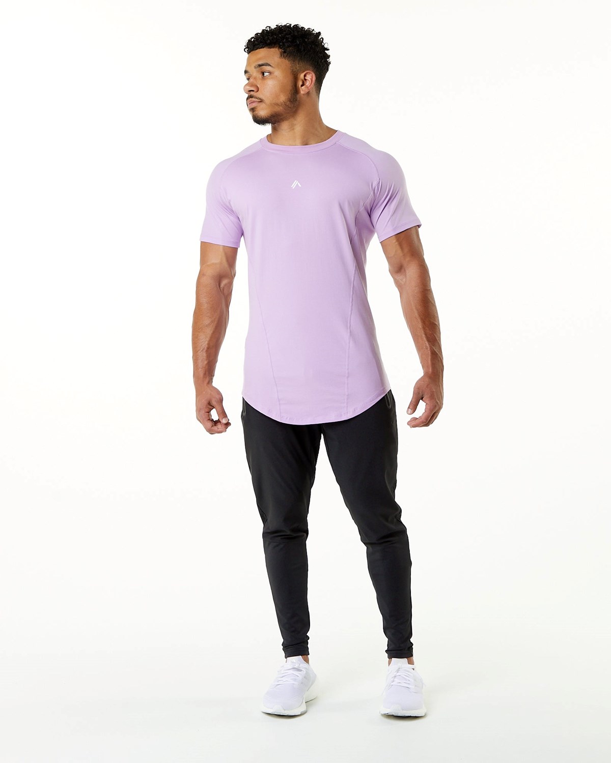 Alphalete High Performance Tee Lavendel | 836-KYUWVG