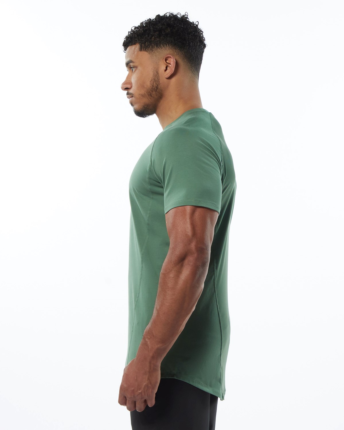 Alphalete High Performance Tee Zelene | 073-KFMQJX