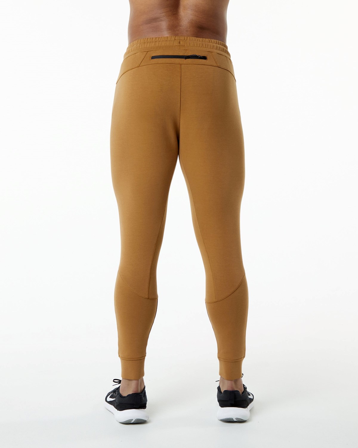 Alphalete Interlock Knit Cuffed Jogger Almond | 271-QALRSF