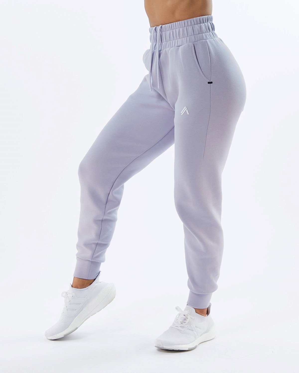 Alphalete Interlock Knit Cuffed Jogger Lilac | 720-WQEUCG