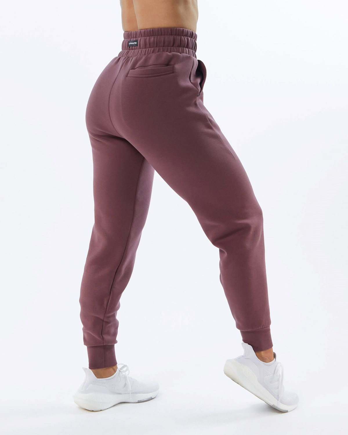 Alphalete Interlock Knit Cuffed Jogger Mauve | 817-ITUFBZ