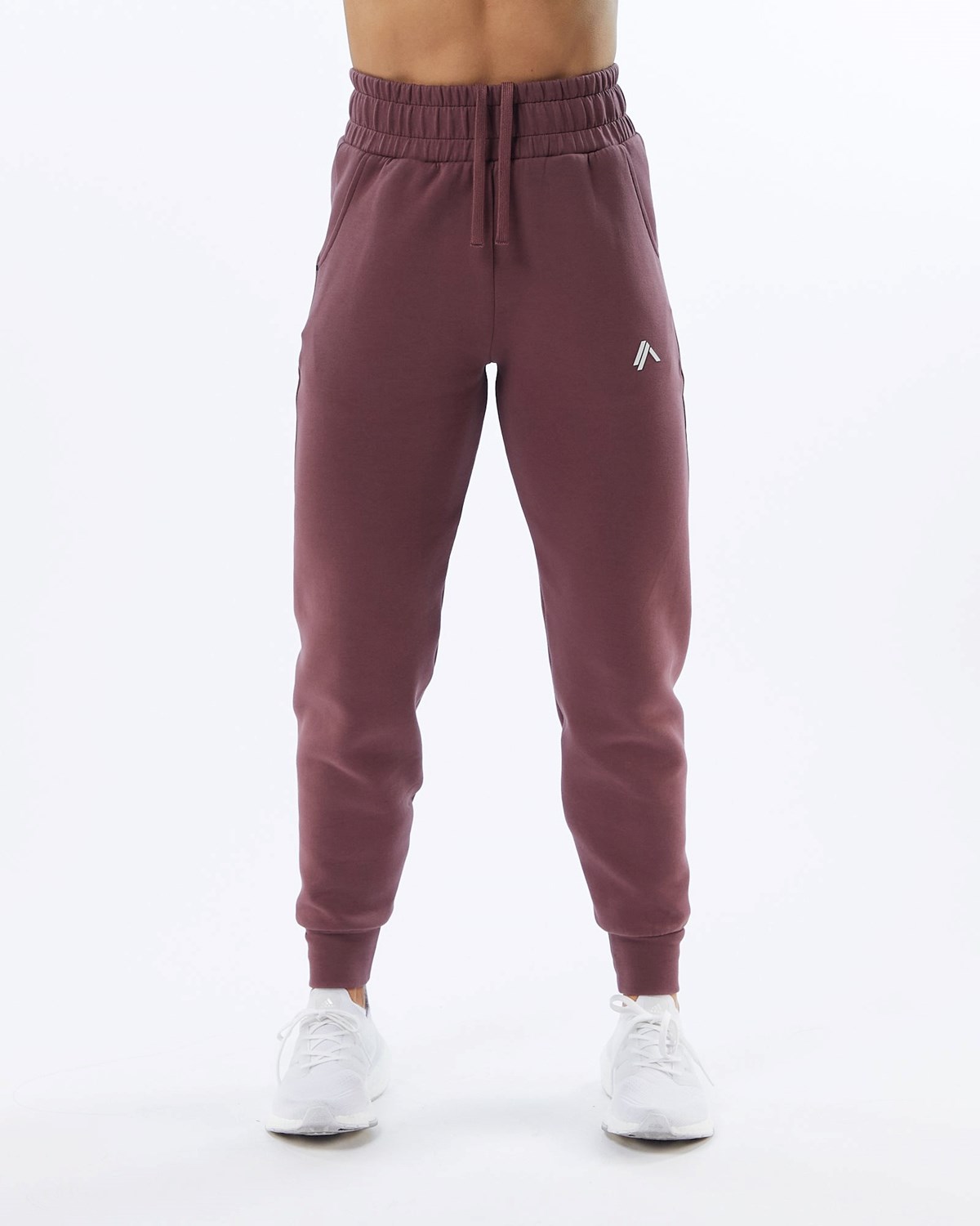 Alphalete Interlock Knit Cuffed Jogger Mauve | 817-ITUFBZ