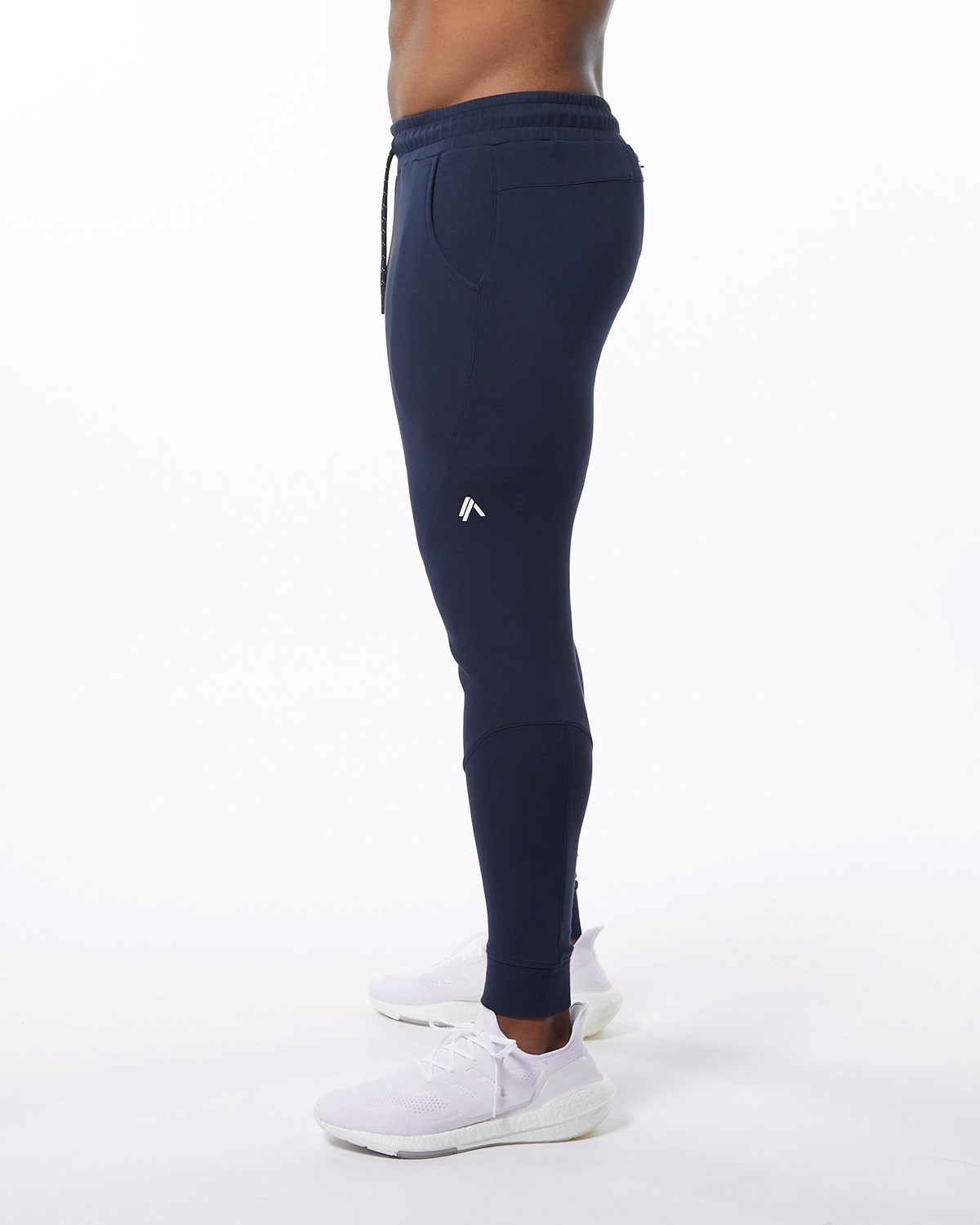 Alphalete Interlock Knit Cuffed Jogger Námornícka Modrá | 194-QETGHI