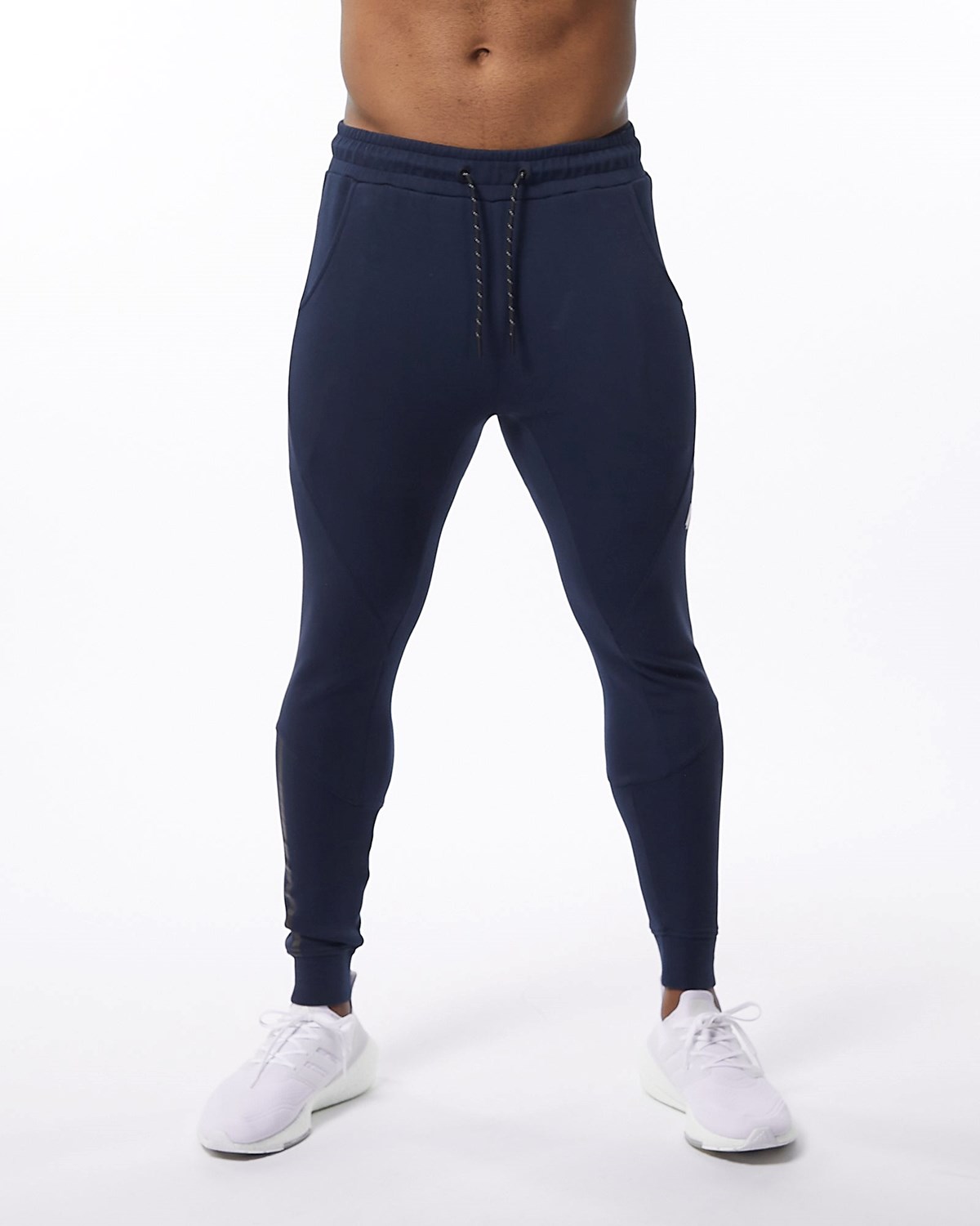 Alphalete Interlock Knit Cuffed Jogger Námornícka Modrá | 194-QETGHI