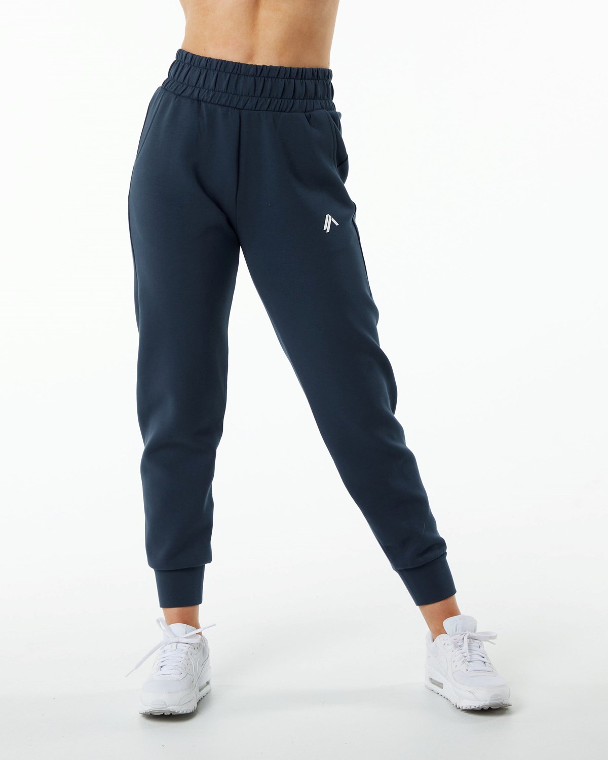 Alphalete Interlock Knit Cuffed Jogger Námornícka Modrá | 621-COGENR