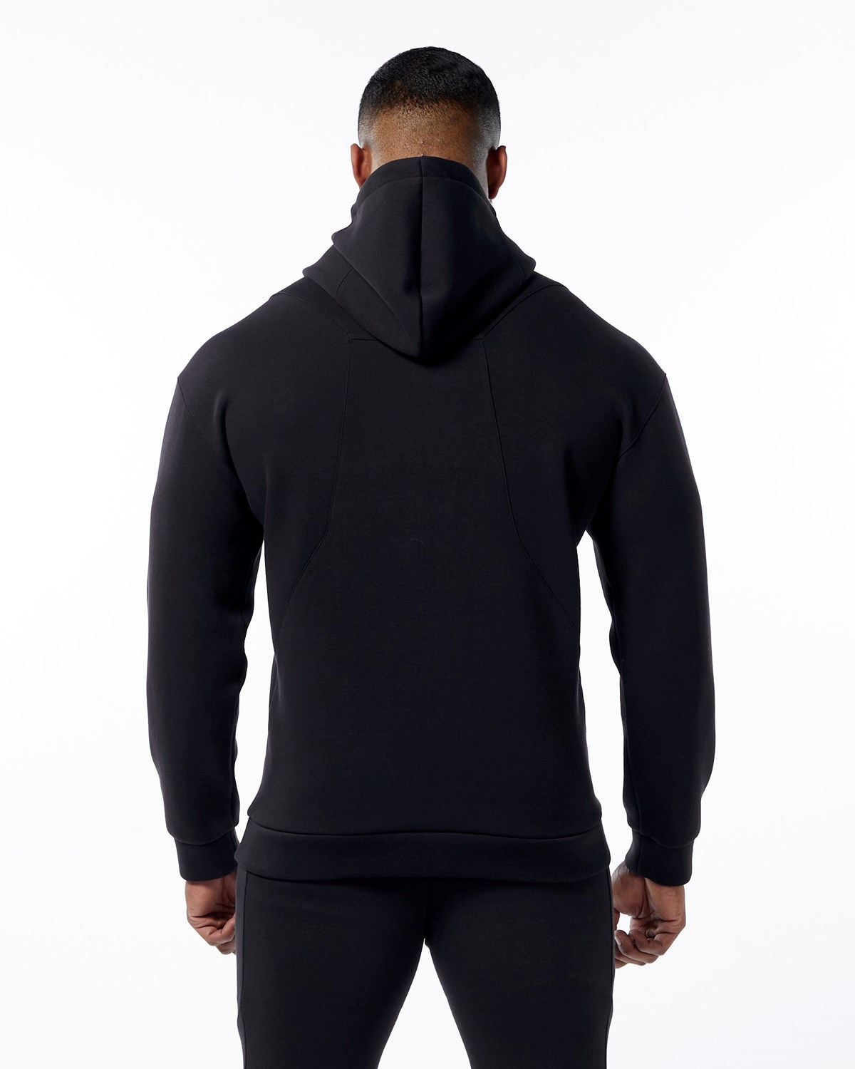 Alphalete Interlock Knit Hoodie Čierne | 137-YLPCWV