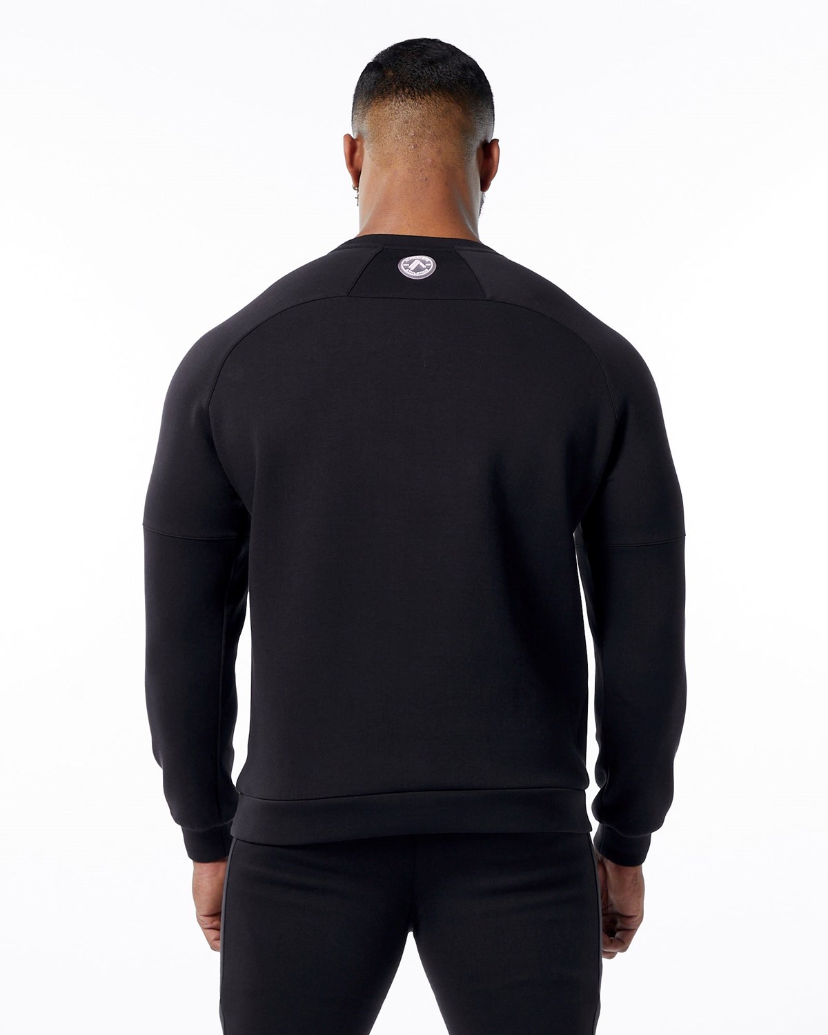 Alphalete Interlock Knit Pullover Čierne | 819-WBAIPG