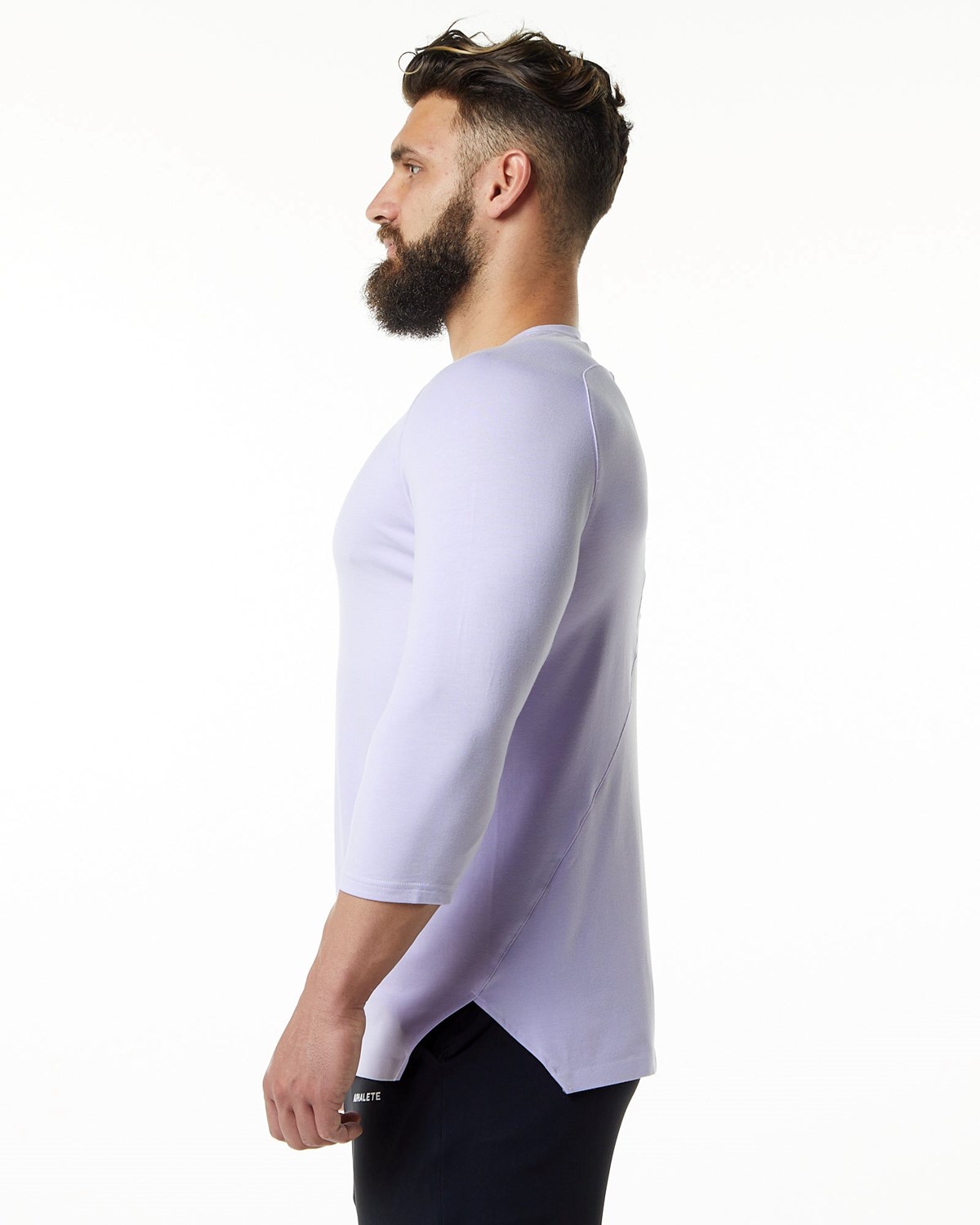 Alphalete Premium 3/4 Sleeve Tee Lilac Haze | 284-LERXAH