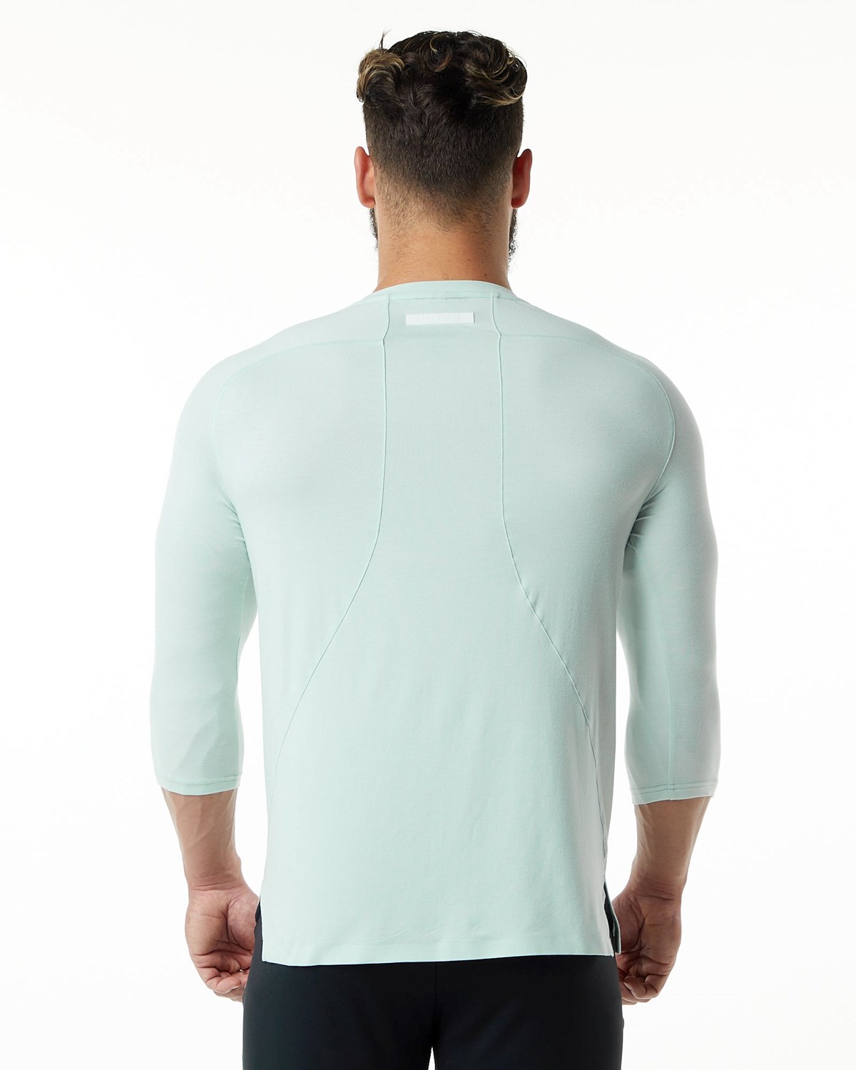 Alphalete Premium 3/4 Sleeve Tee Modre | 417-HOLSRG