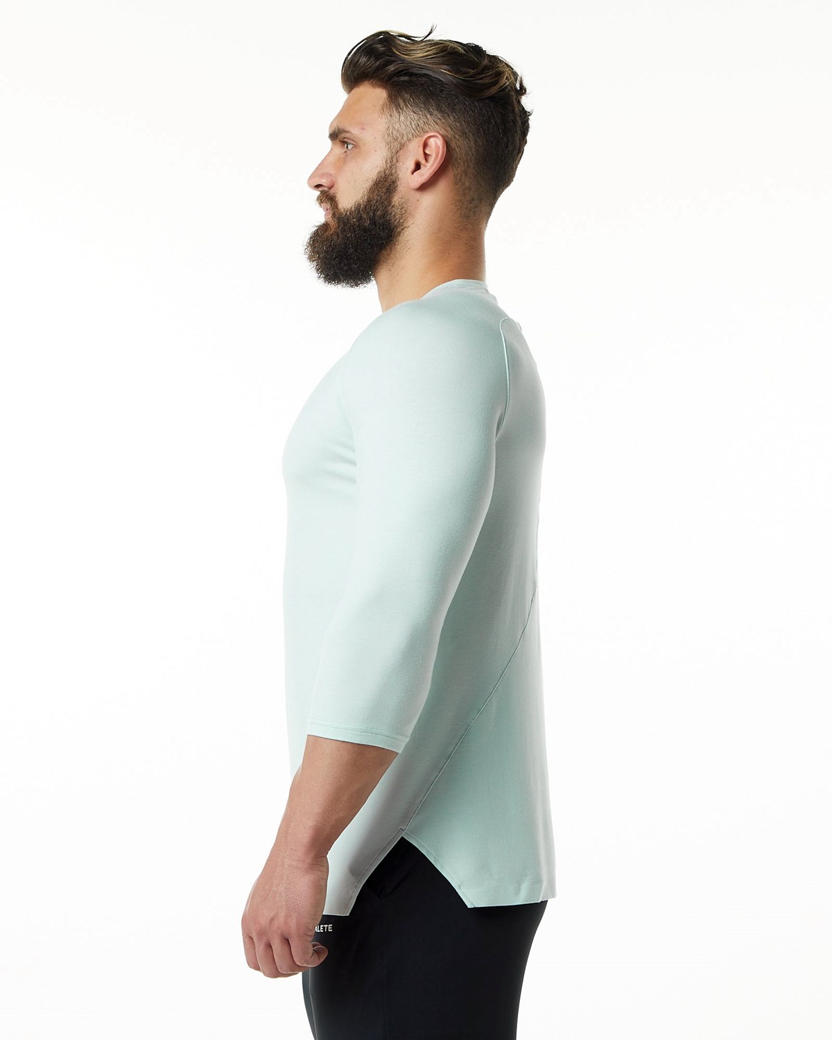 Alphalete Premium 3/4 Sleeve Tee Modre | 417-HOLSRG