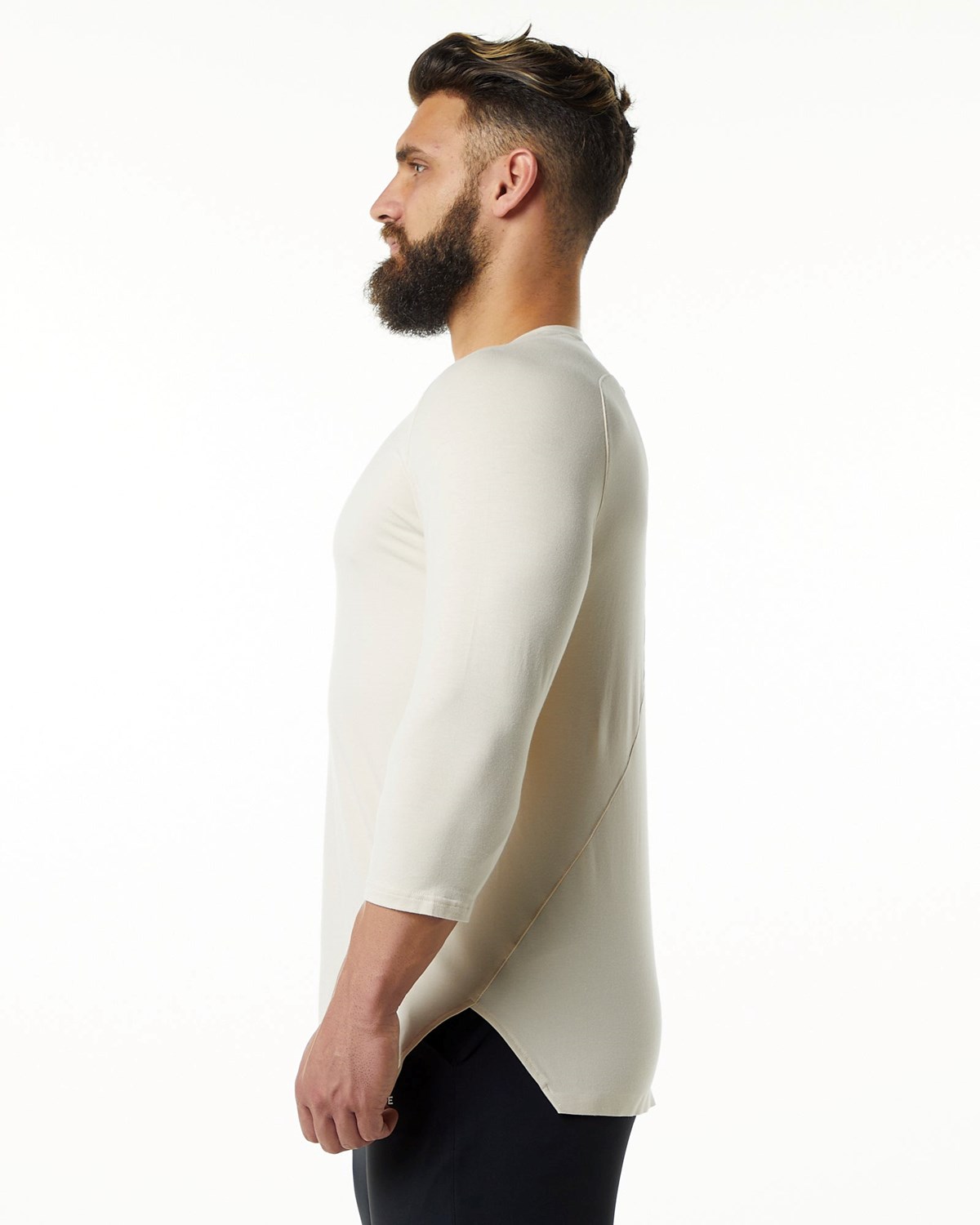 Alphalete Premium 3/4 Sleeve Tee Sahara | 750-VLZRPS