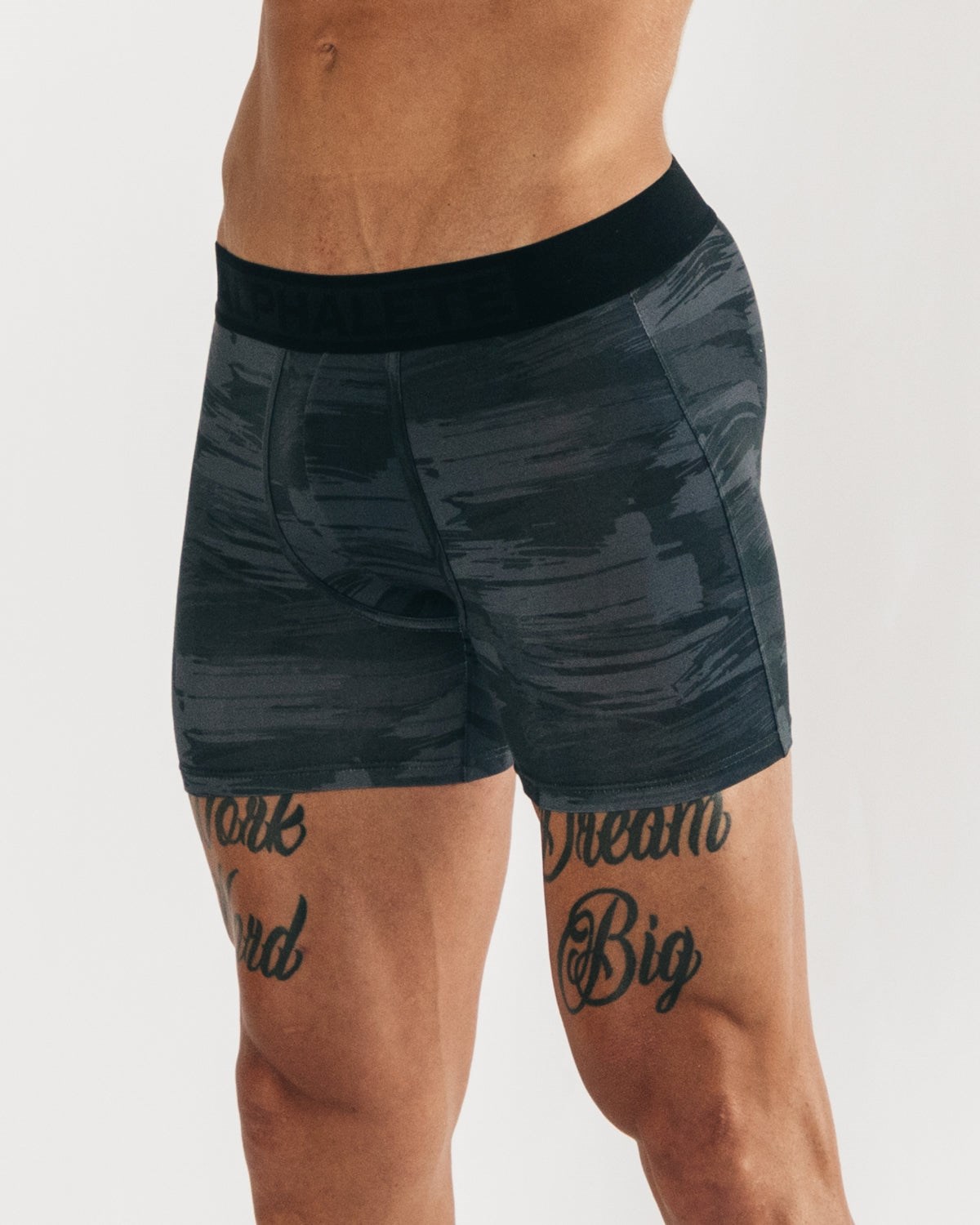 Alphalete Priedušná Modal Boxer Brief Čierne Maskacove | 301-QJWLFV