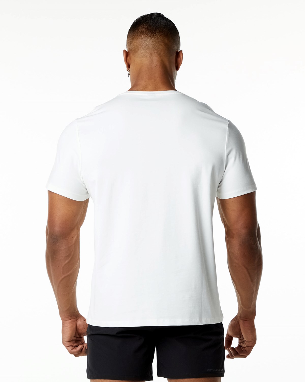 Alphalete Relaxed Fit Tee Biele | 612-GPJIYA