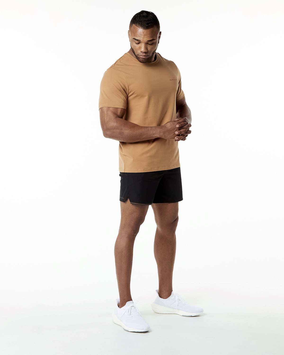 Alphalete Relaxed Fit Tee Rust | 750-YCAENG