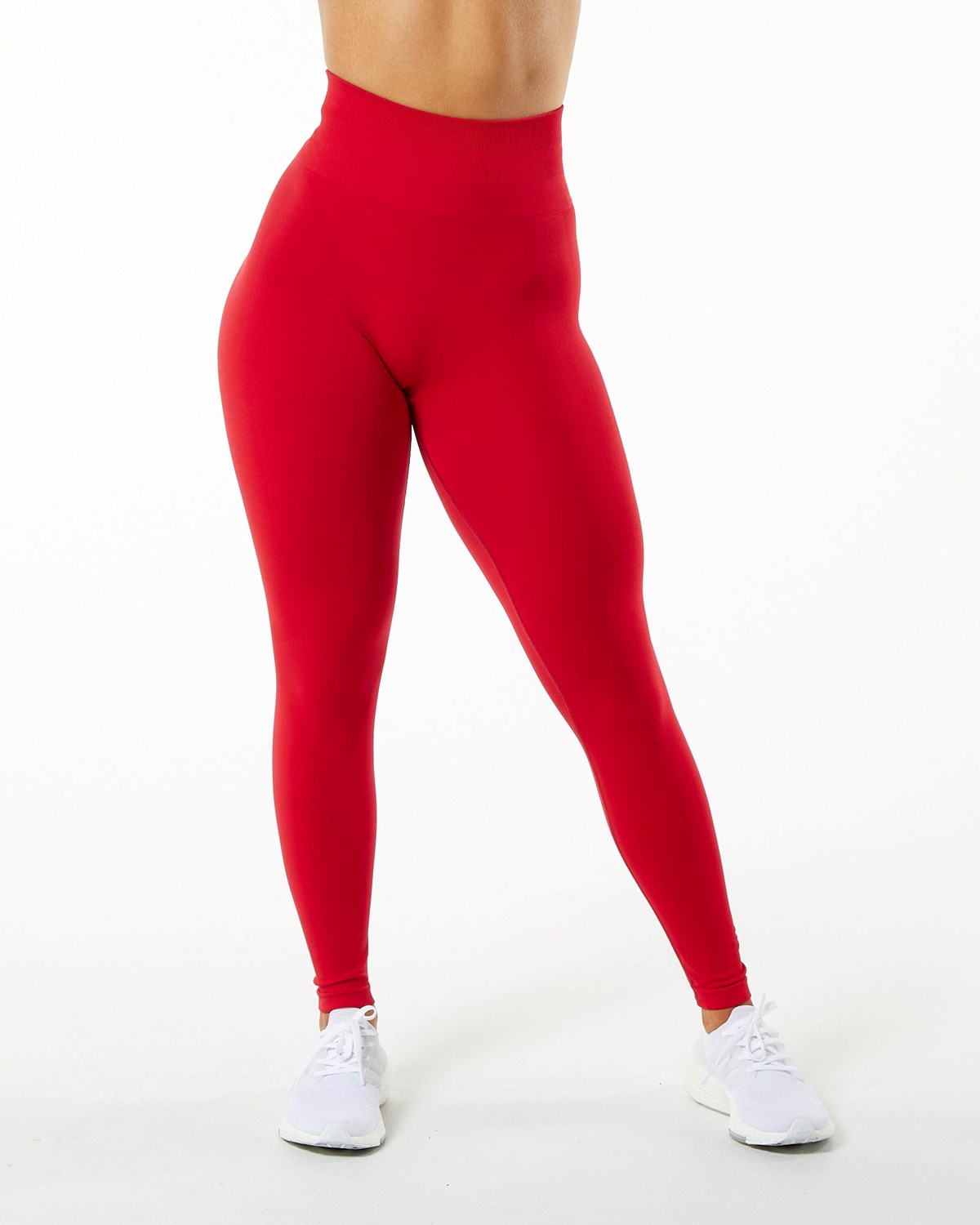 Alphalete Seamless Scrunch Legging Červené | 534-DTUXOL