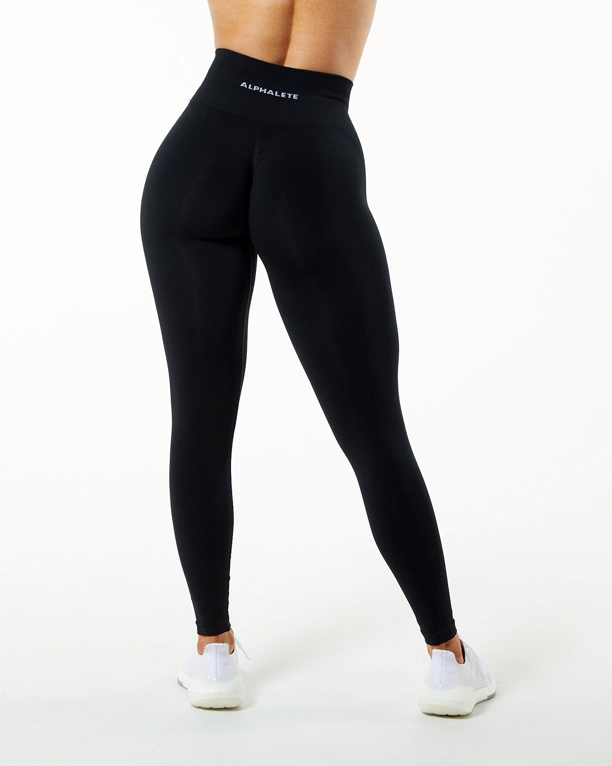 Alphalete Seamless Scrunch Legging Čierne | 548-BQCTYM