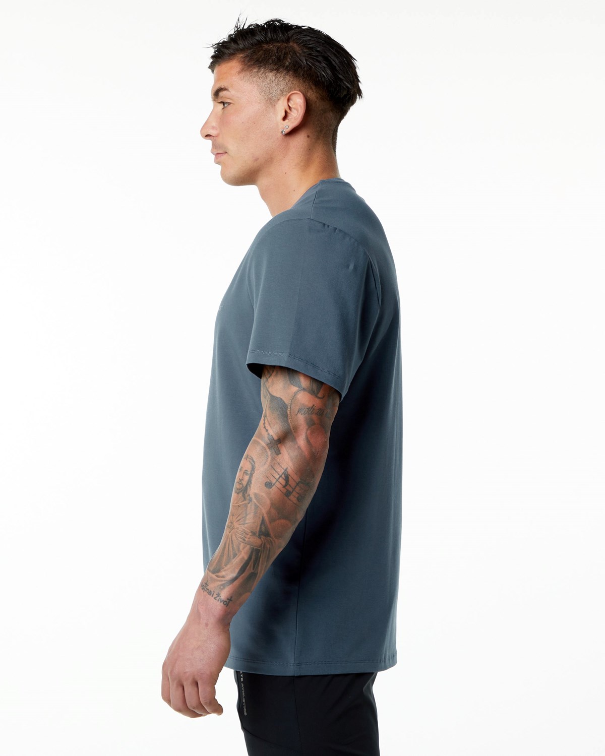 Alphalete Set-In Sleeve Tee Modre | 692-DRMETC