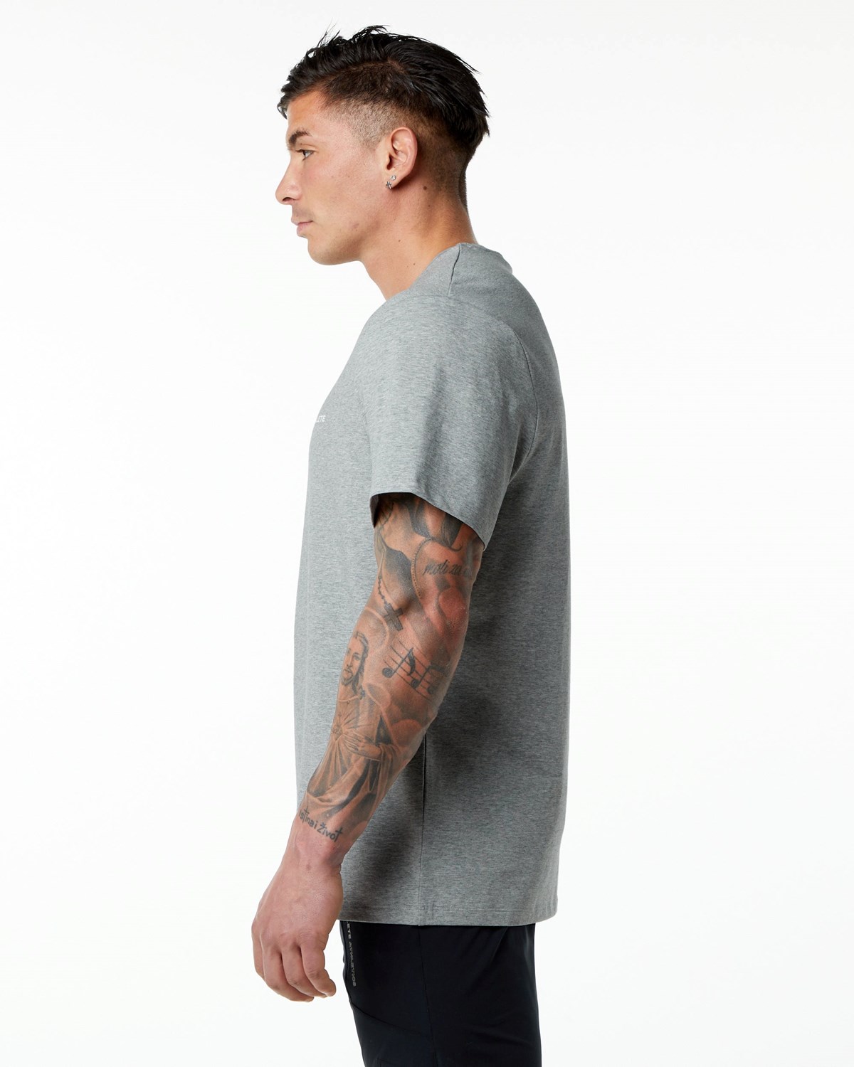 Alphalete Set-In Sleeve Tee Siva | 612-CFPQRH