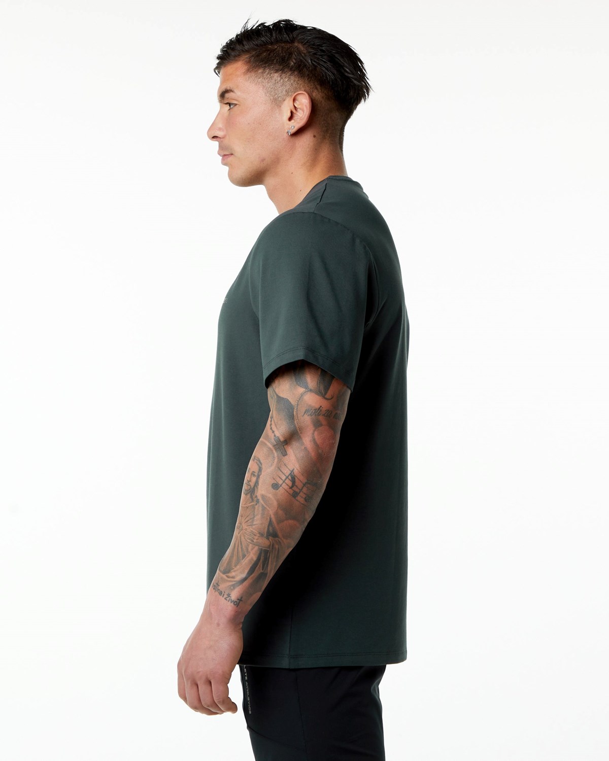 Alphalete Set-In Sleeve Tee Zelene | 107-QAZBXH